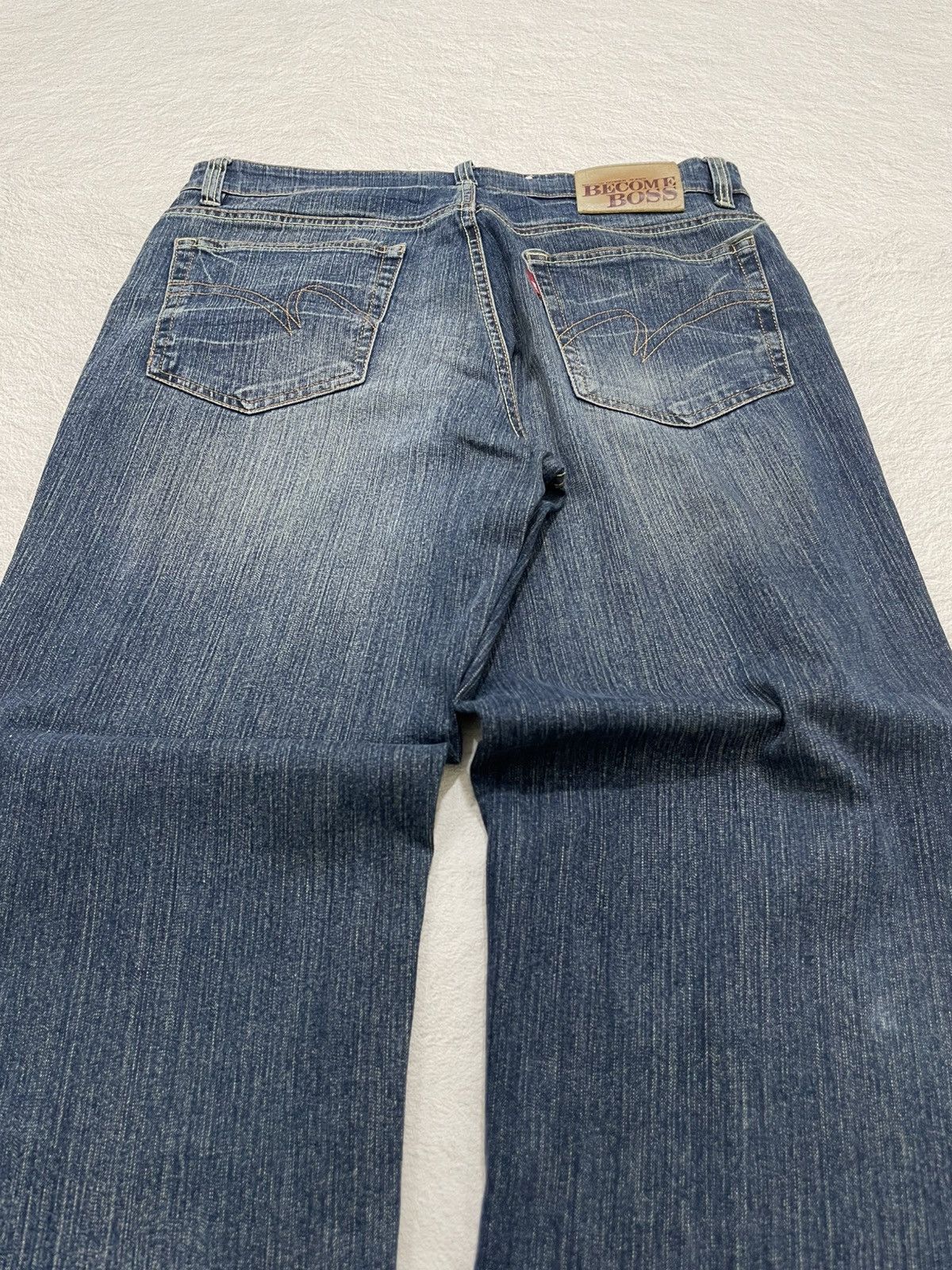 If Six Was Nine 2000s Jeans Washed Fading Denim Y2K Size US 32 / EU 48 - 8 Thumbnail