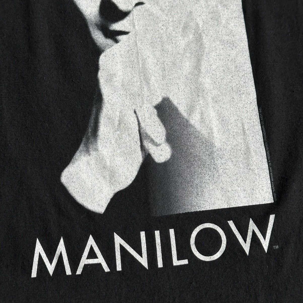 Band Tees Vintage 1997 Barry Manilow Winterland Single Stitch Tour Tee Size US XL / EU 56 / 4 - 5 Thumbnail