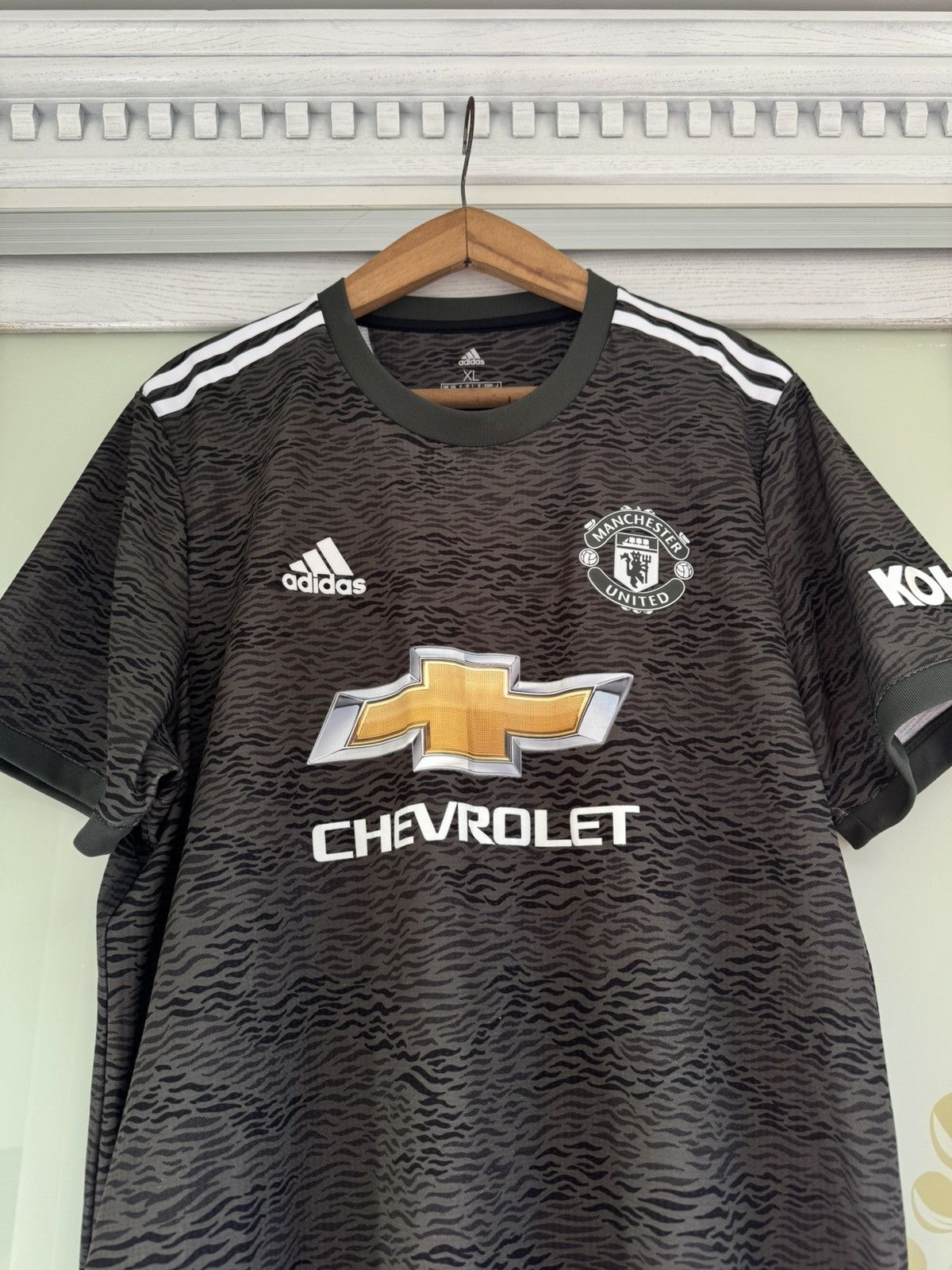 Adidas Manchester United 2020-2021 Away Authentic Soccer Jersey Kit Size US XL / EU 56 / 4 - 5 Thumbnail