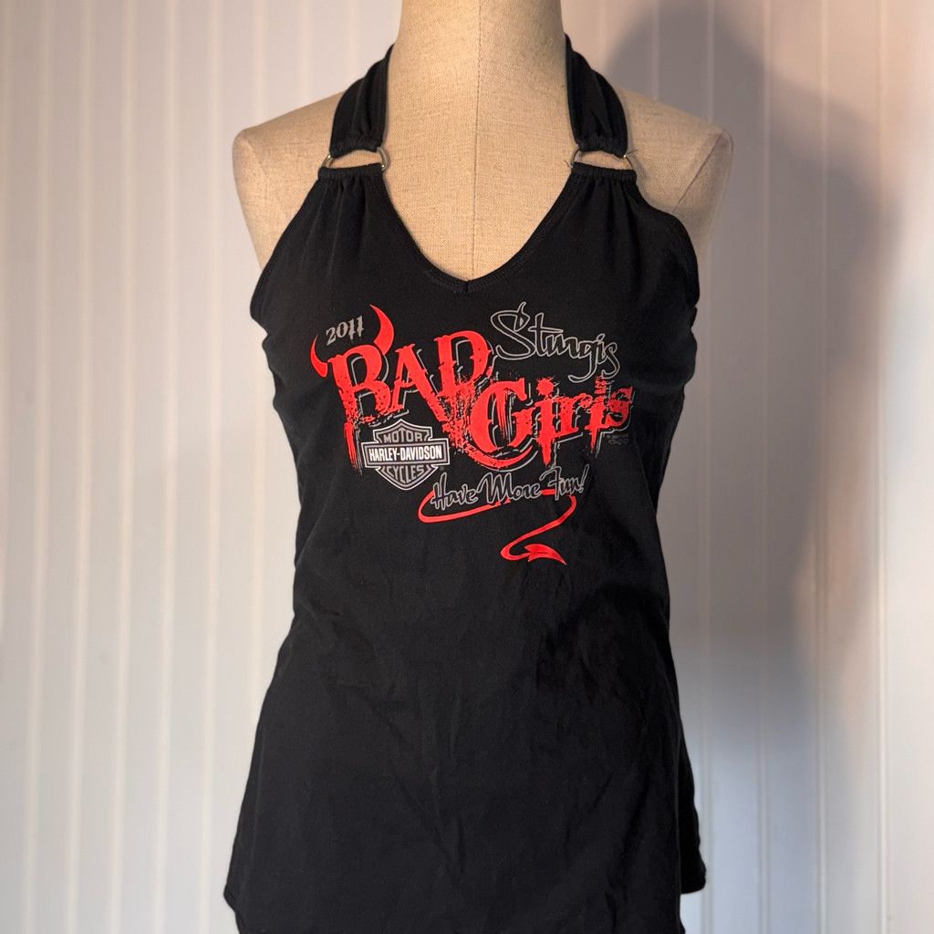 Harley Davidson Harley-Davidson Sturgis 2011 “Bad Girls Have More Fun” Size L / US 10 / IT 46 - 1 Thumbnail
