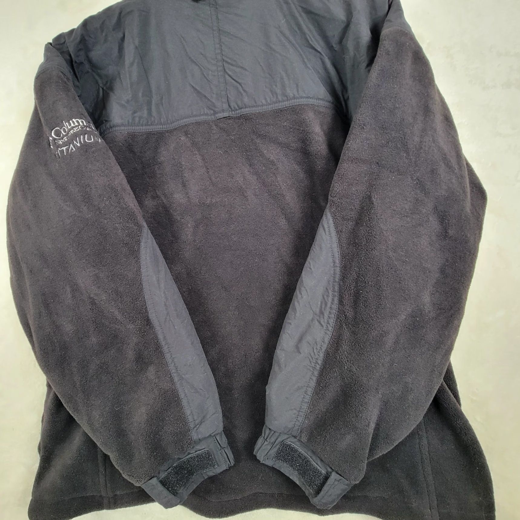 Vintage Columbia Jacket Womens Fleece Full Zip Size L Black Gray Updated N/A Size L / US 10 / IT 46 - 4 Thumbnail