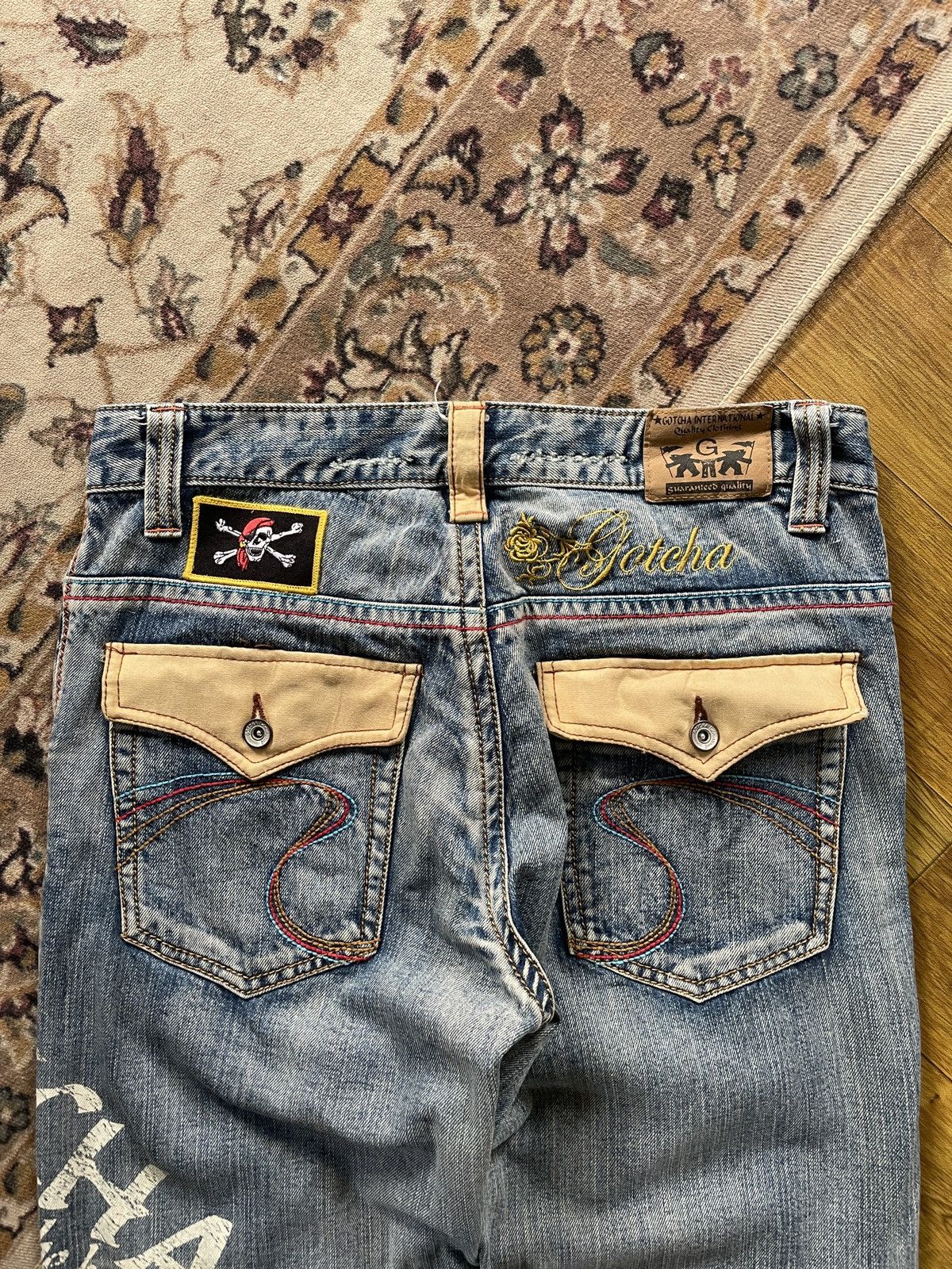 Gotcha × Vintage Vintage Gotcha Surf Baggy Pants Size US 34 / EU 50 - 8 Thumbnail