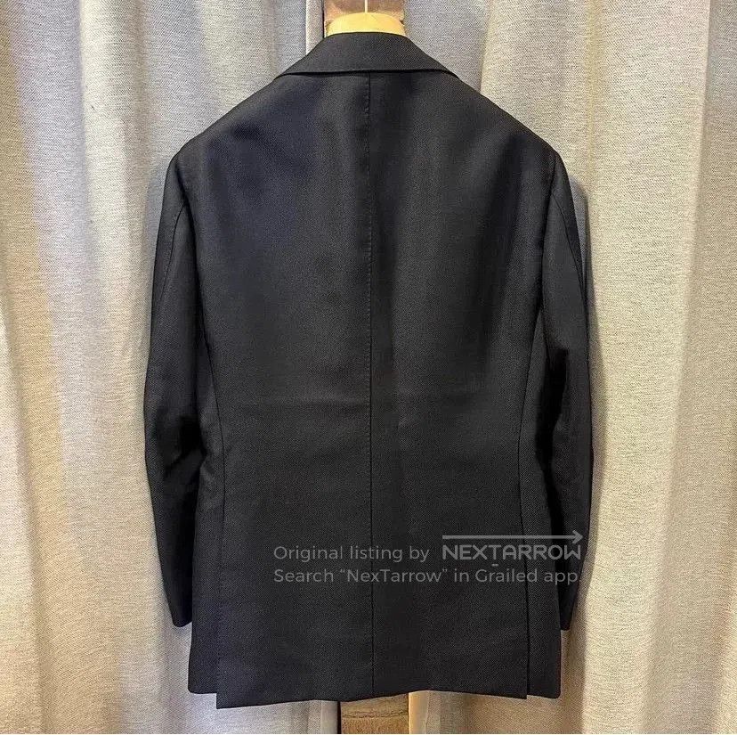 Ring Jacket navy blue tailored suit jacket for men. Size US M / EU 48-50 / 2 - 7 Thumbnail