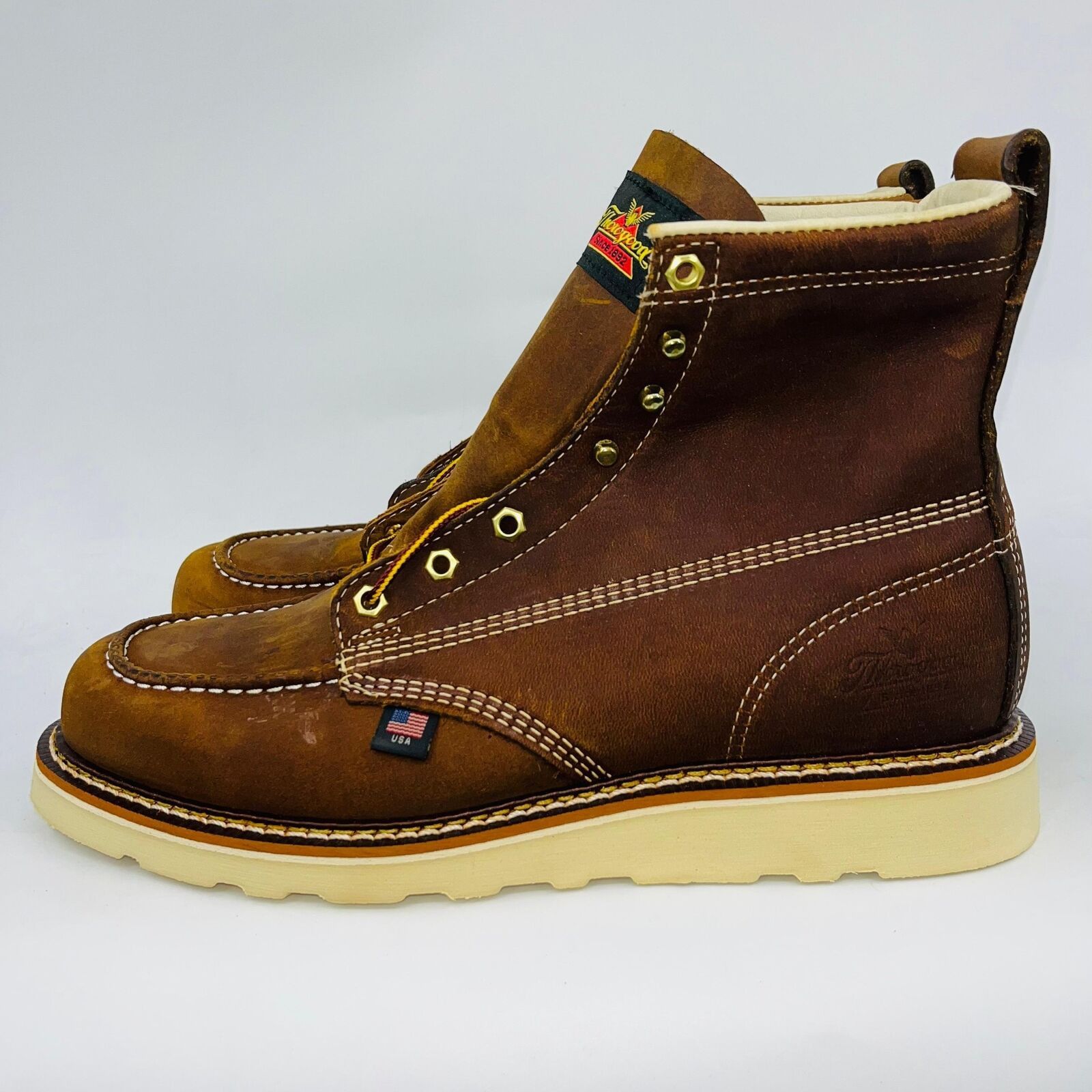 Thorogood THOROGOOD 6″ TRAIL CRAZY SOFT TOE MENS WORK BOOTS SIZE 11 2E Size US 11 / EU 44 - 4 Thumbnail