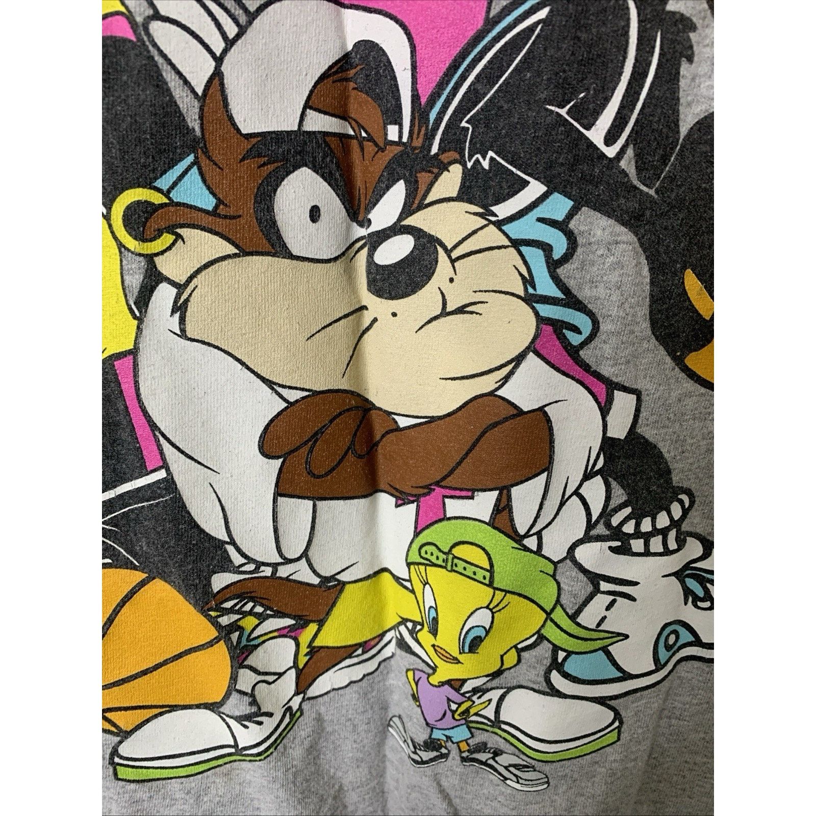 Warner Bros Warner Bros Vintage Looney Tunes Basketball T-Shirt XL Size US XL / EU 56 / 4 - 7 Thumbnail