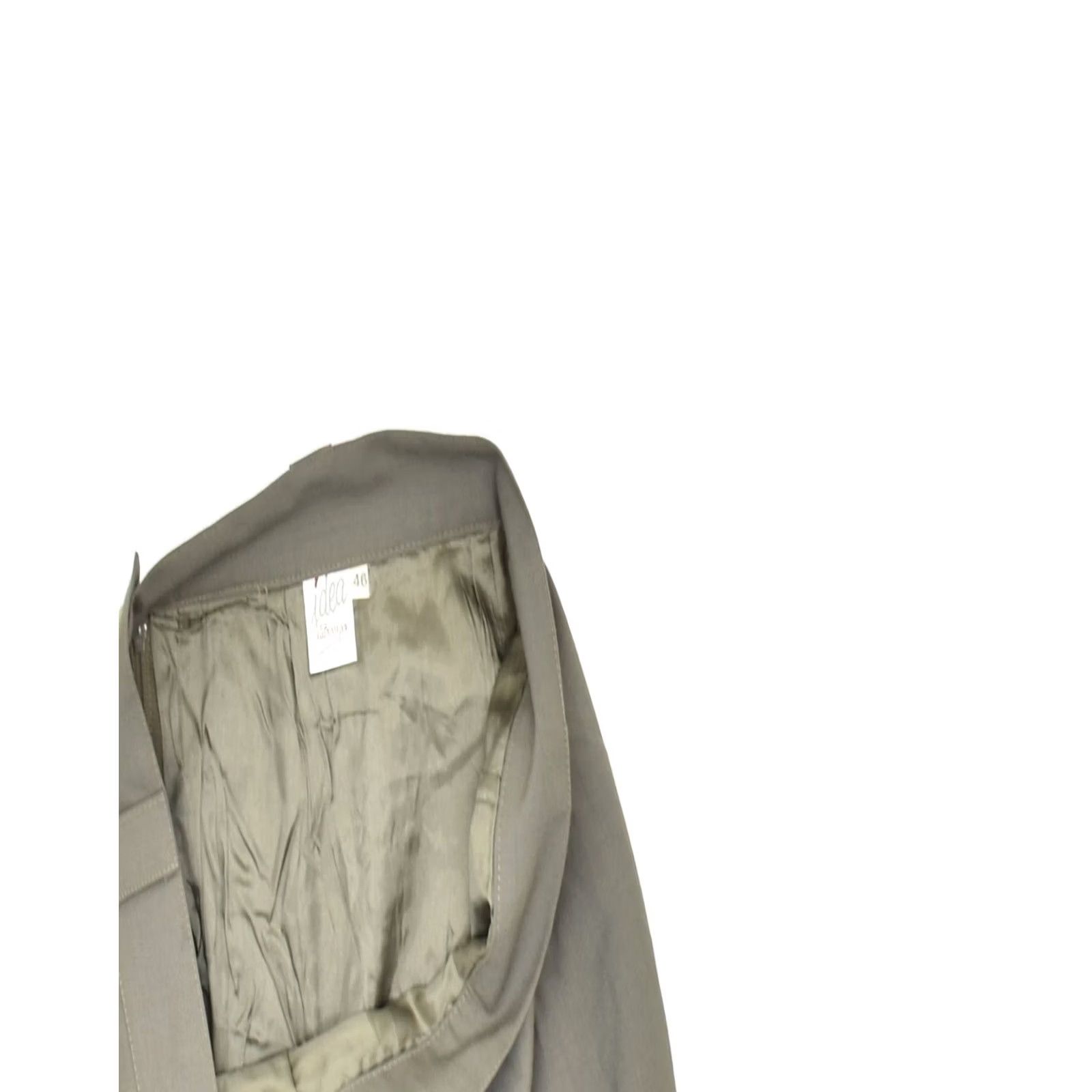 IDEA IDEA Womens Pencil Skirt Grey Cotton Large W30 IT 46 Size 36" / US 14 / IT 50 - 4 Thumbnail