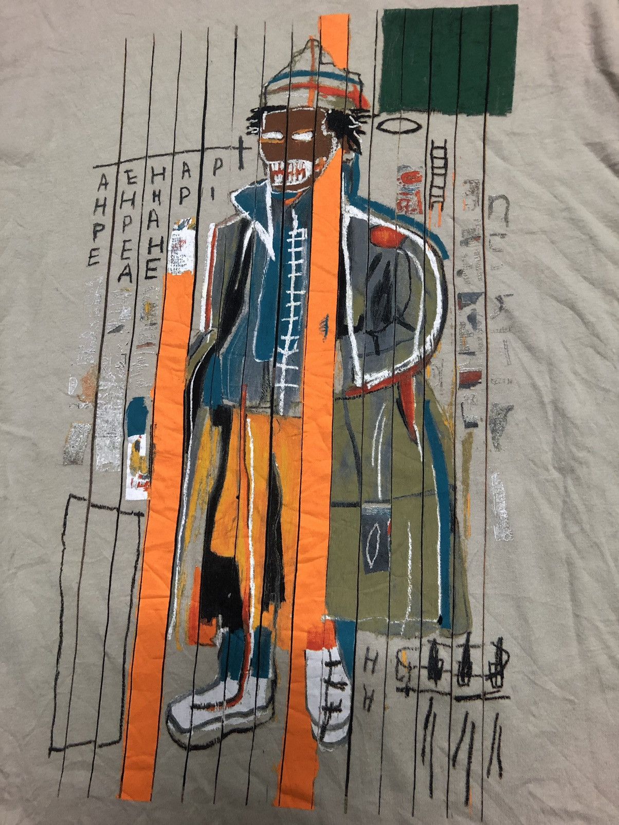 If Six Was Nine × Jean-Michel Basquiat Vintage Jean Michel Basquiat x Gap Long Sleeve Tee Shirt Size US XS / EU 42 / 0 - 2 Thumbnail