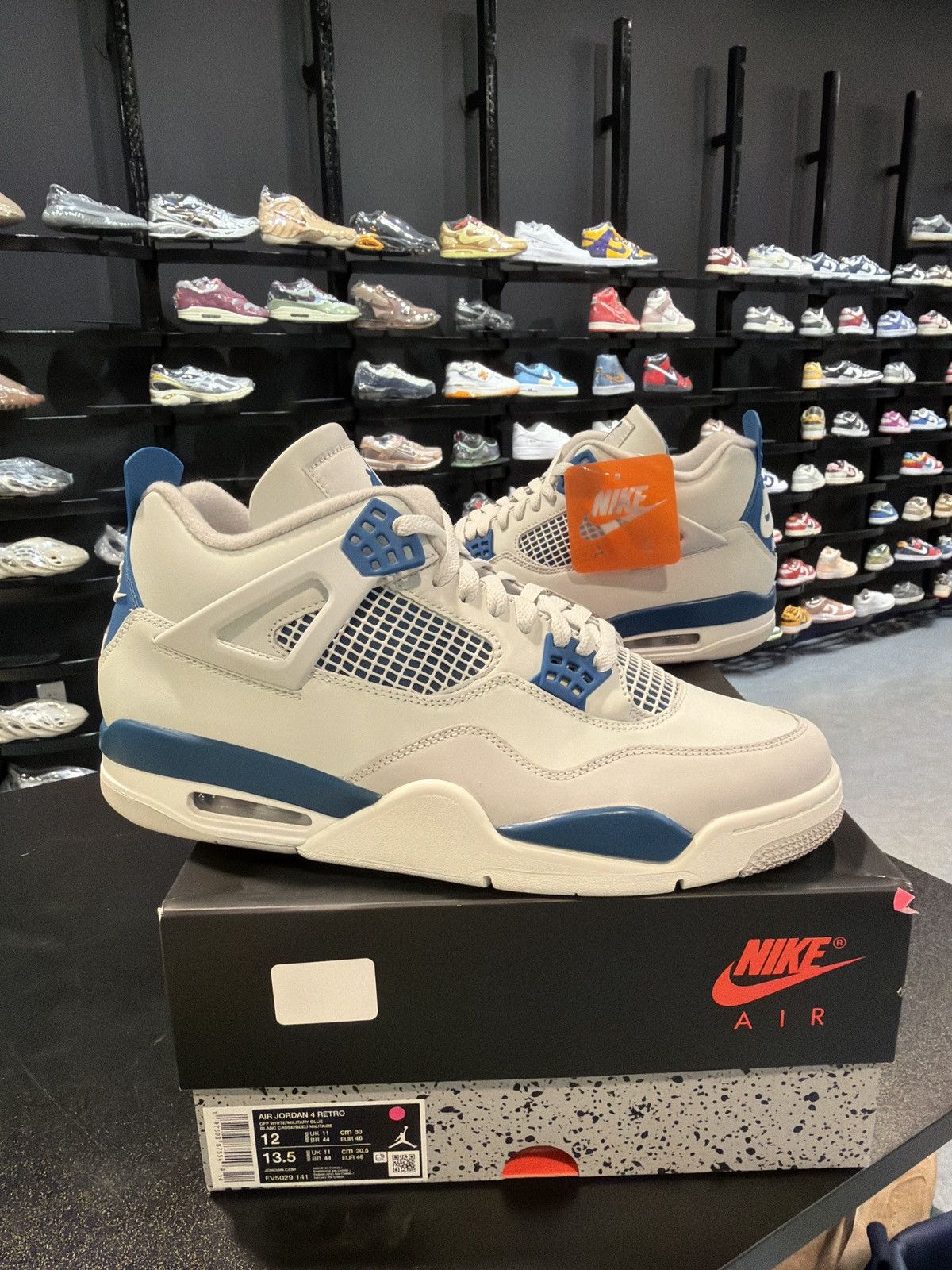 Jordan Brand Jordan 4 Military Blue Size-12 Brand New Quick Ship Size US 12 / EU 45 - 1 Thumbnail