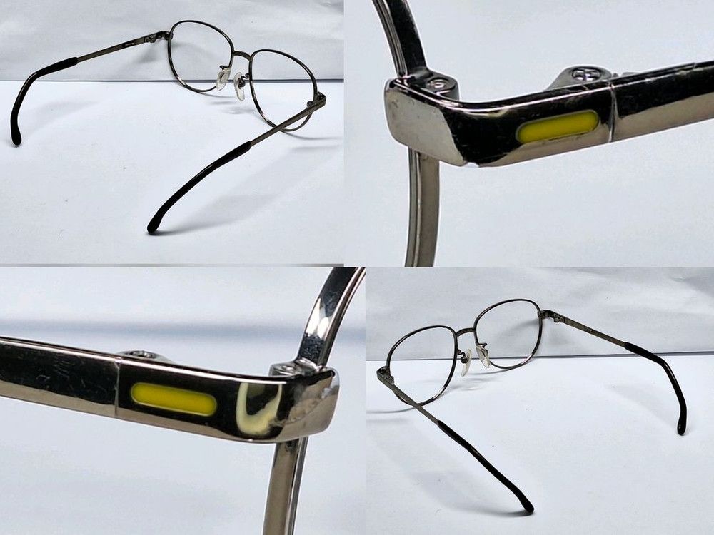 MASUNAGA RARE Masunaga KOOKI J-05 Planitan Titanium Glasses Frame Size ONE SIZE - 6 Thumbnail