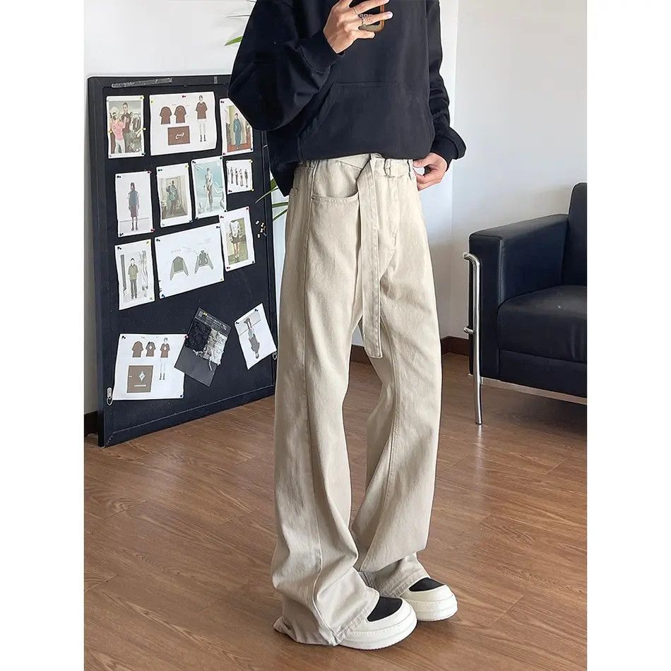 Japanese Brand × Jean Retro loose wide leg casual jeans Size US 32 / EU 48 - 4 Thumbnail