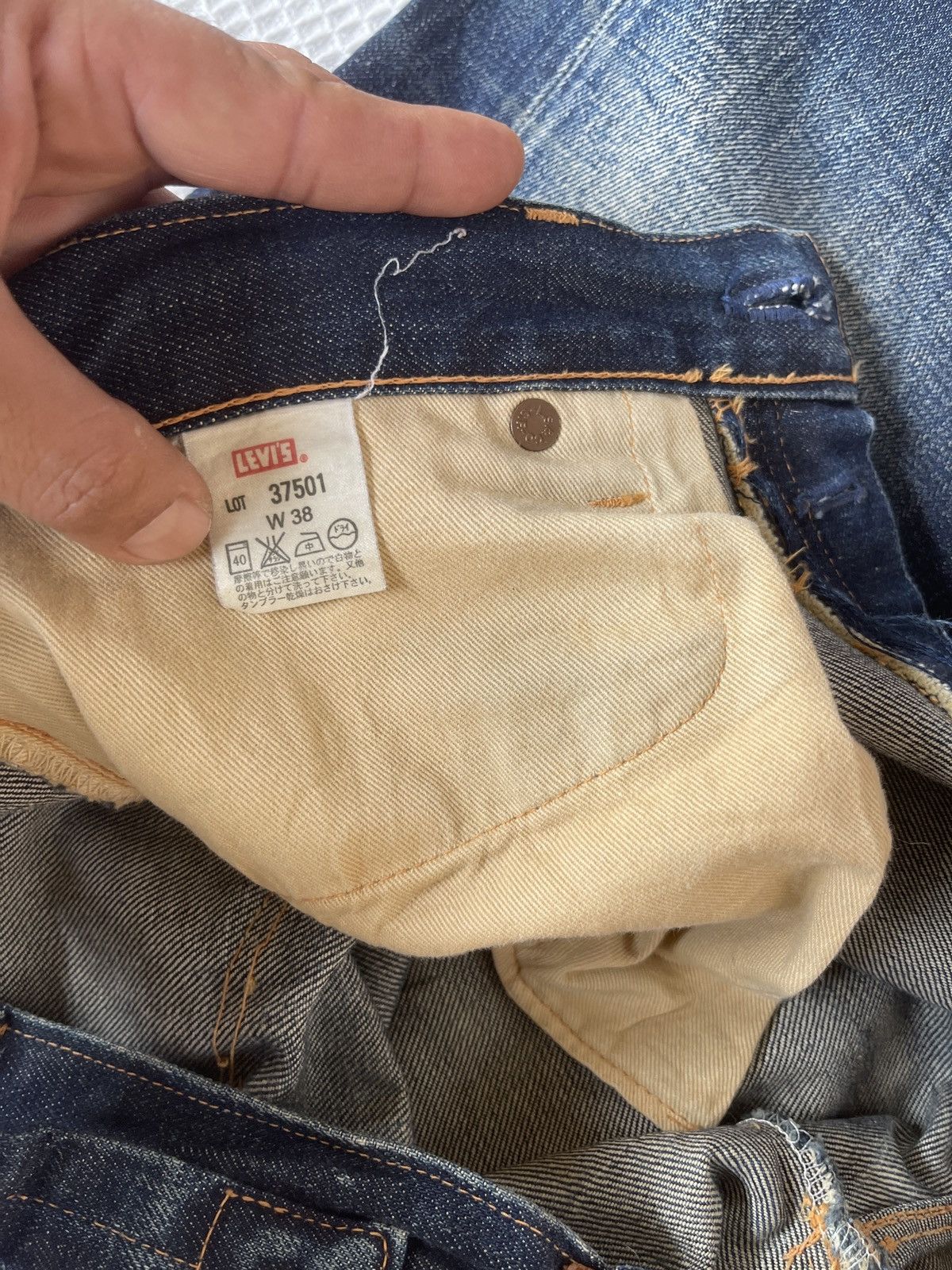 Levi's Vintage Clothing Very Rare🔥Vintage Levis 501xx LVC Lot 37501 Selvedge Denim Size US 36 / EU 52 - 18 Thumbnail