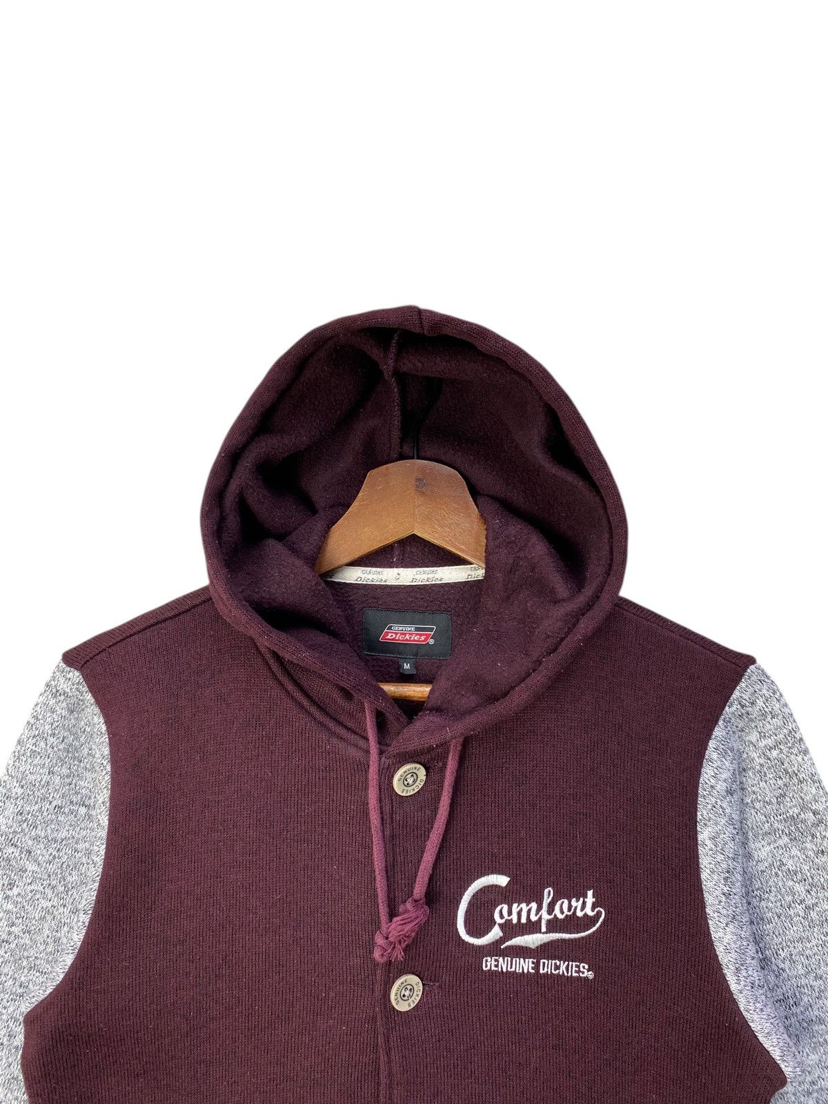 Dickies Dickies Varsity Hoodie Jacket Button Up Size M Size US M / EU 48-50 / 2 - 2 Thumbnail