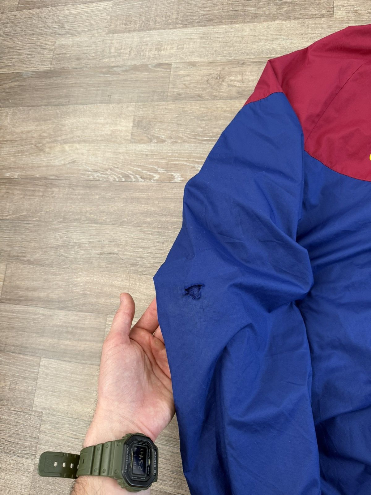 Nike Nike Y2K Barcelona Nylon Drill Soccer Blokecore Hype Jacket Size US XL / EU 56 / 4 - 4 Thumbnail
