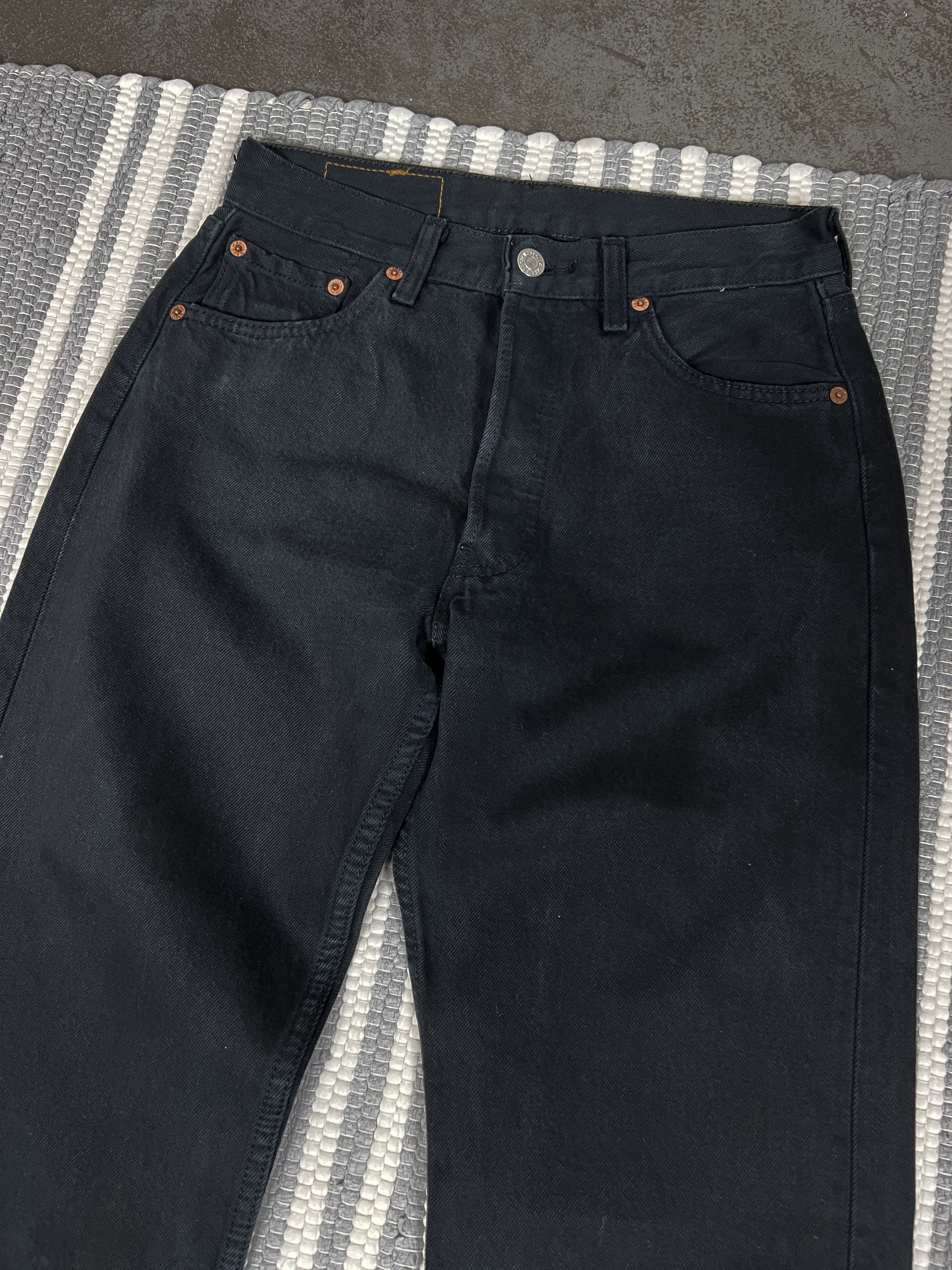 Levi's Vintage Levis 501 Black Jeans Denim Pants Size US 29 - 4 Thumbnail