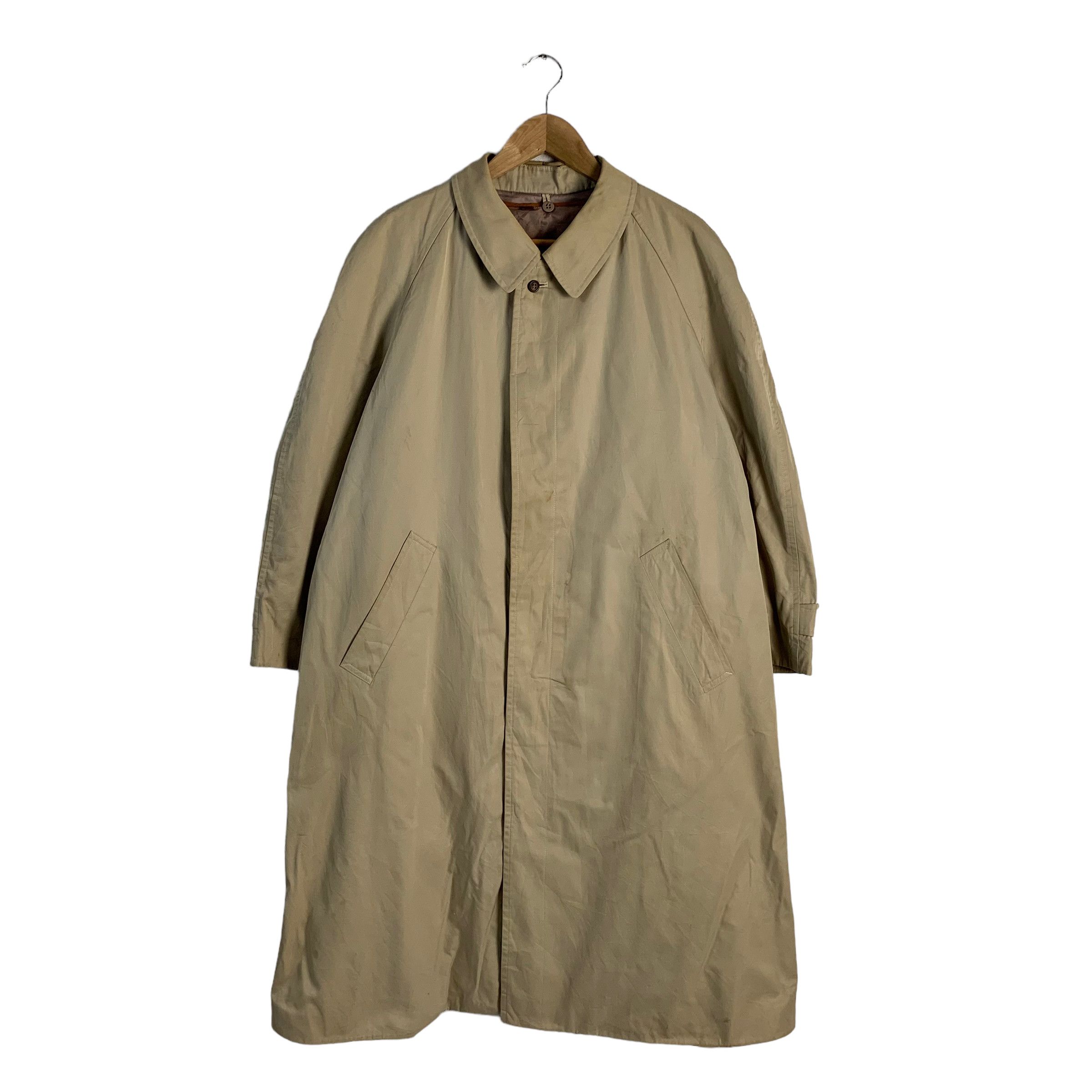 image of YVES Saint Laurent Trench Coat in Brown, Men's (Size Medium)