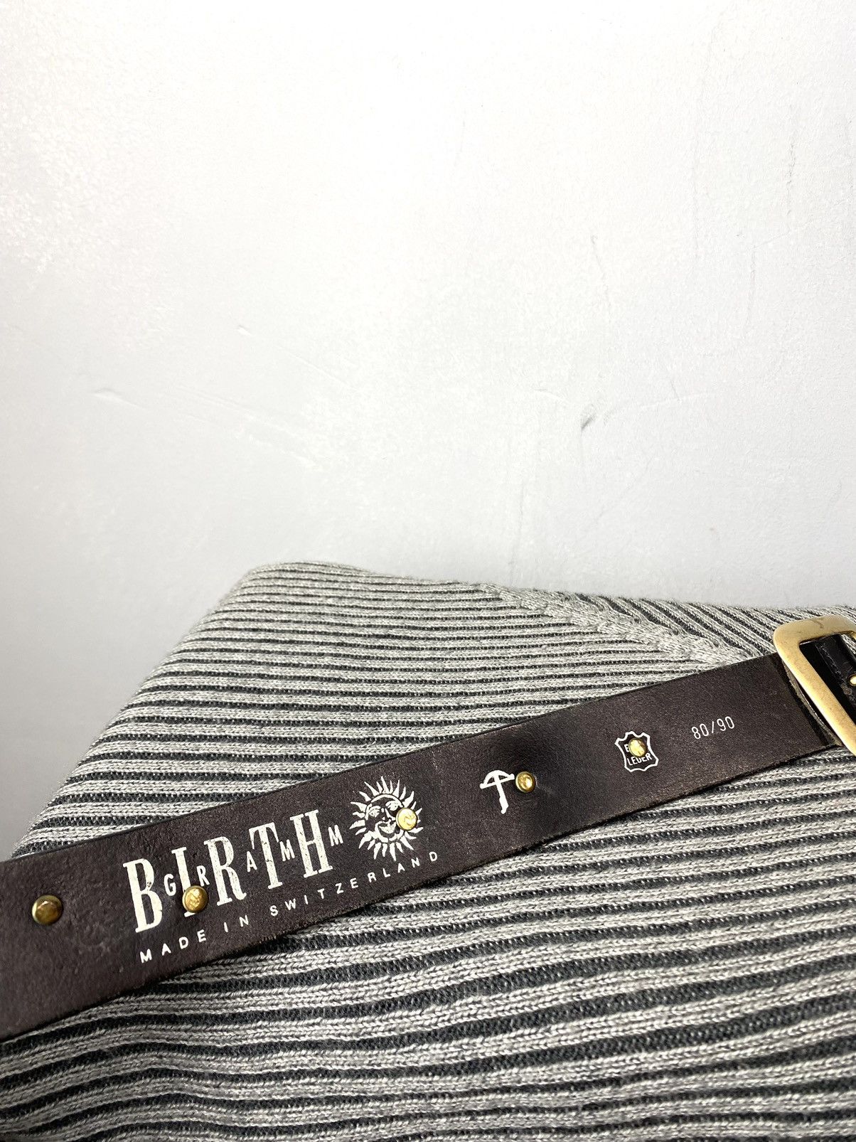 Designer Etro Vintage Designer Leather Belt metal details Size ONE SIZE - 6 Thumbnail