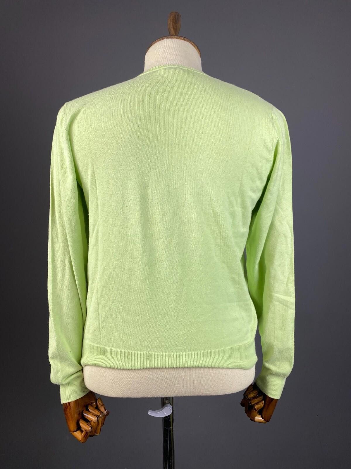 La Martina La Martina Green Knit Long Sleeve Sweater Size L Size US L / EU 52-54 / 3 - 5 Thumbnail