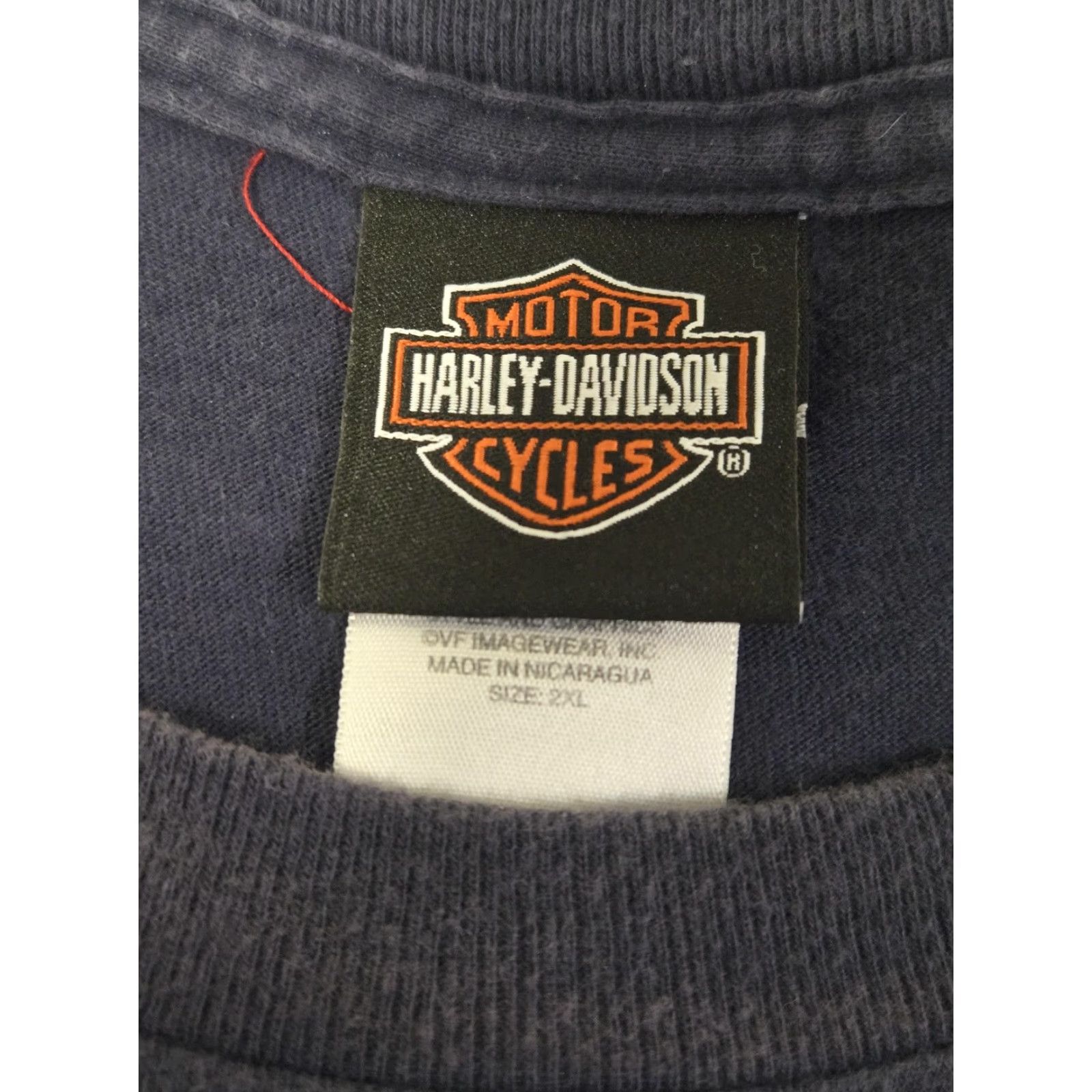Harley Davidson Harley-Davidson Shirt Mens 2XL Blue Orlando Florida Motorcycle Pocket Tee Biker Size US XXL / EU 58 / 5 - 3 Thumbnail