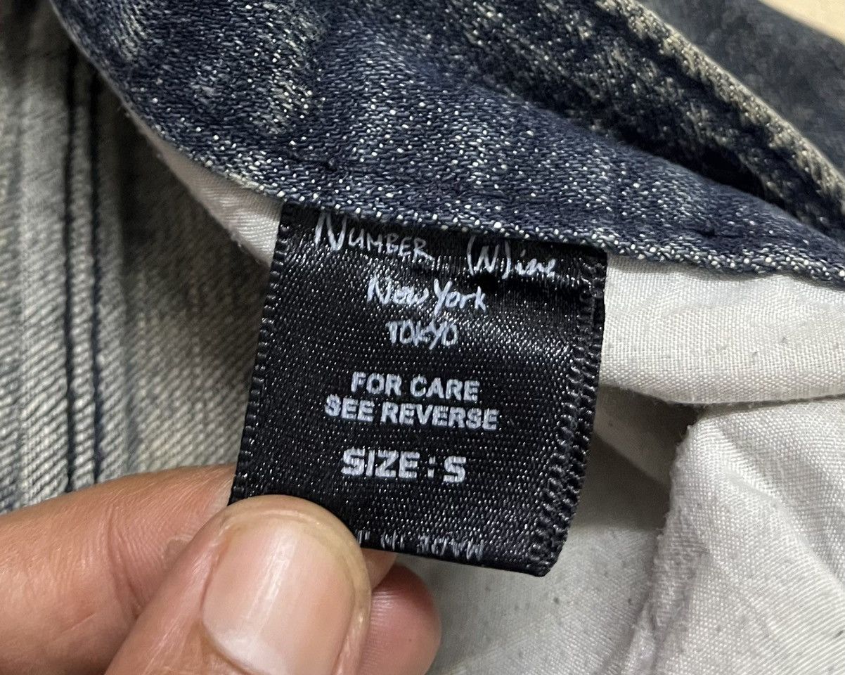 Japanese Brand NUMBER NINE Made in Japan Denim Pant Size US 34 / EU 50 - 8 Thumbnail