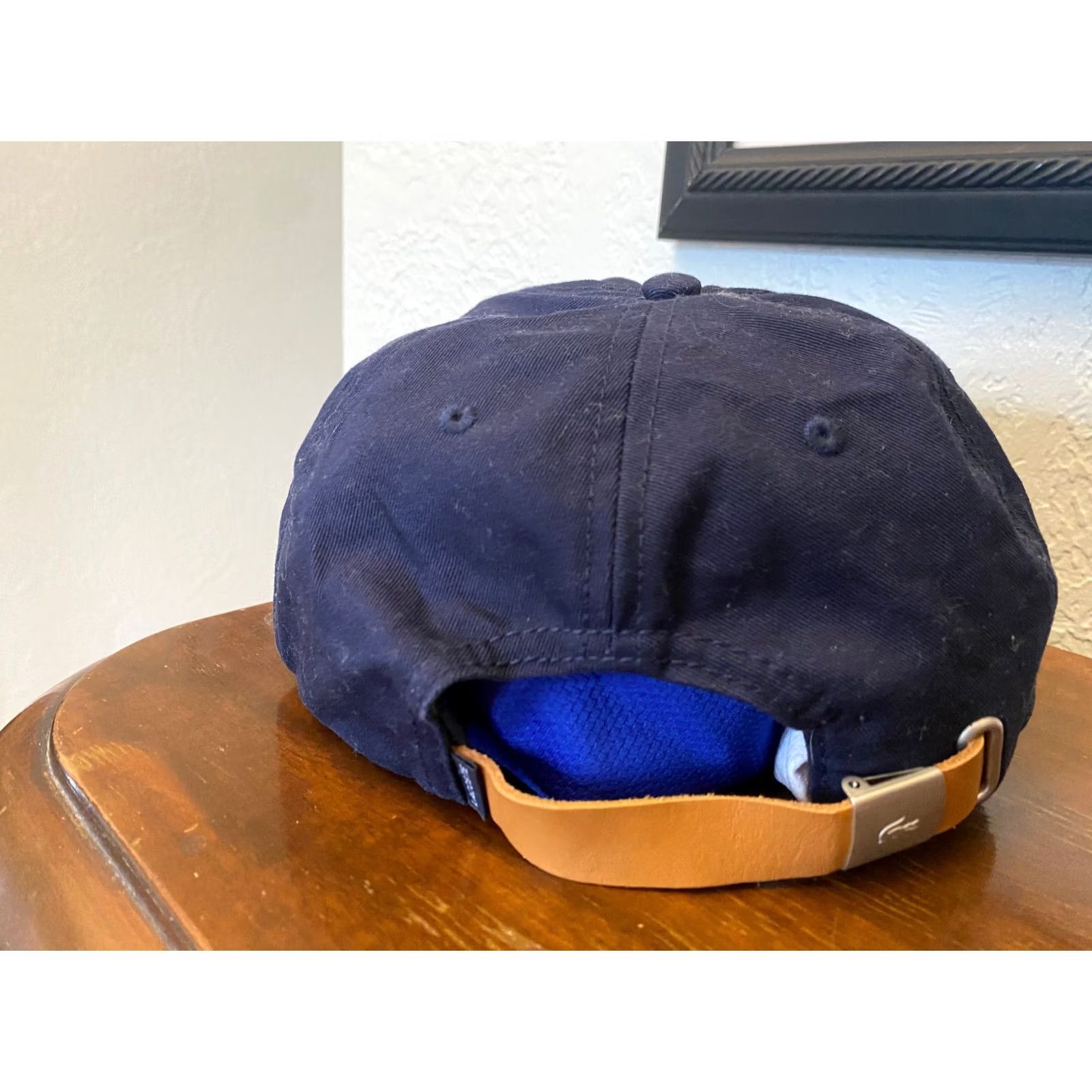 Lacoste Lacoste Hat Strapback Black Green Leather Crocodile Adjustable Cap Mens One Size Baseball Cap Logo Shirt/Cap Style Size ONE SIZE - 5 Thumbnail