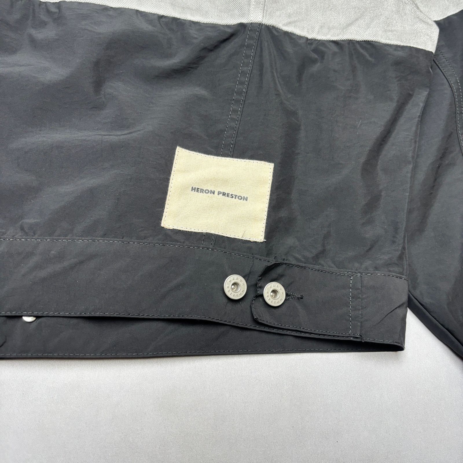 Heron Preston Heron Preston Half and Half Trucker Jacket Men's M Two Tone Size US M / EU 48-50 / 2 - 4 Thumbnail