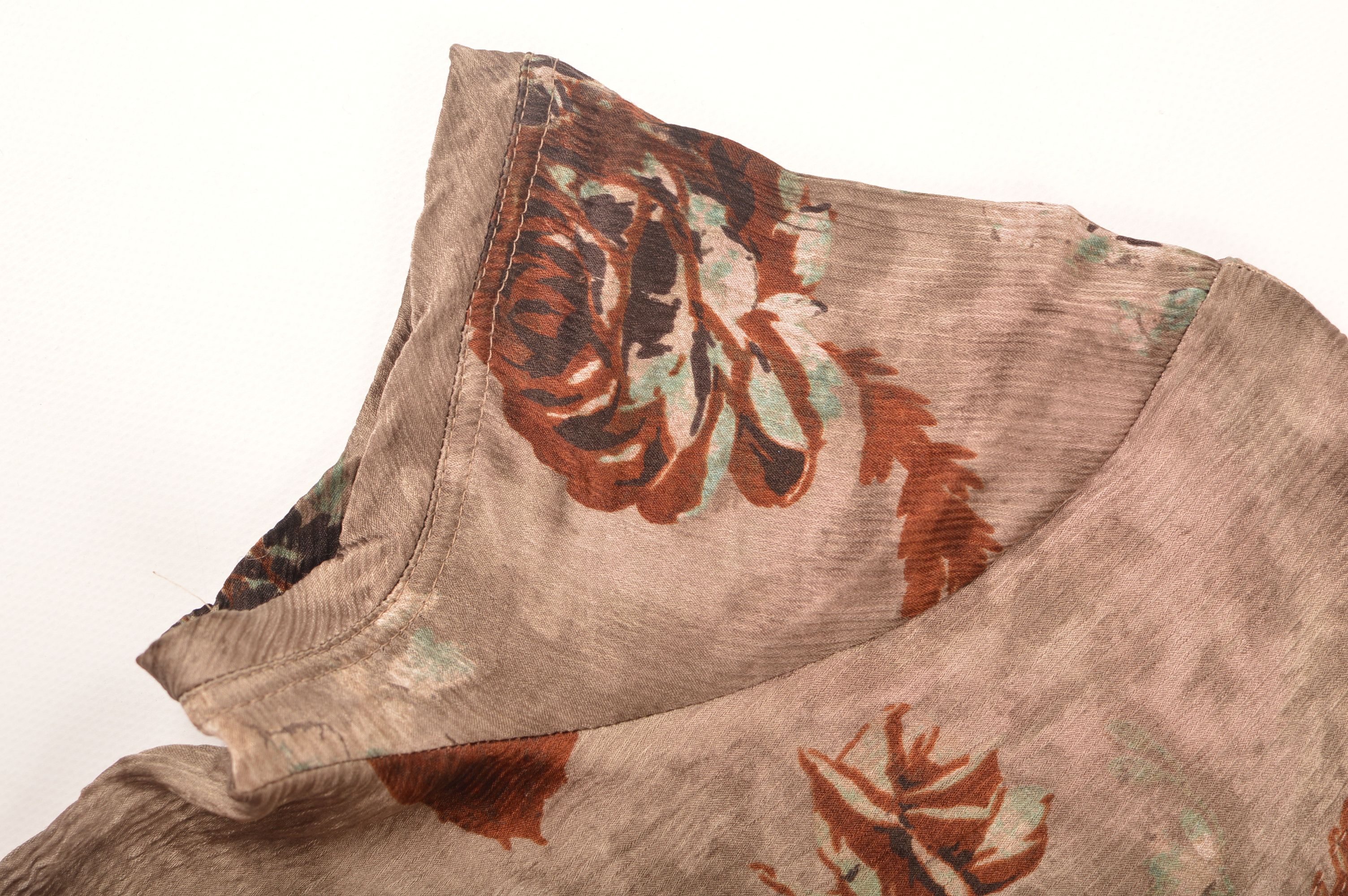 Etro Etro Floral Print Silk Short Sleeve T-Shirt Size L / US 10 / IT 46 - 5 Thumbnail