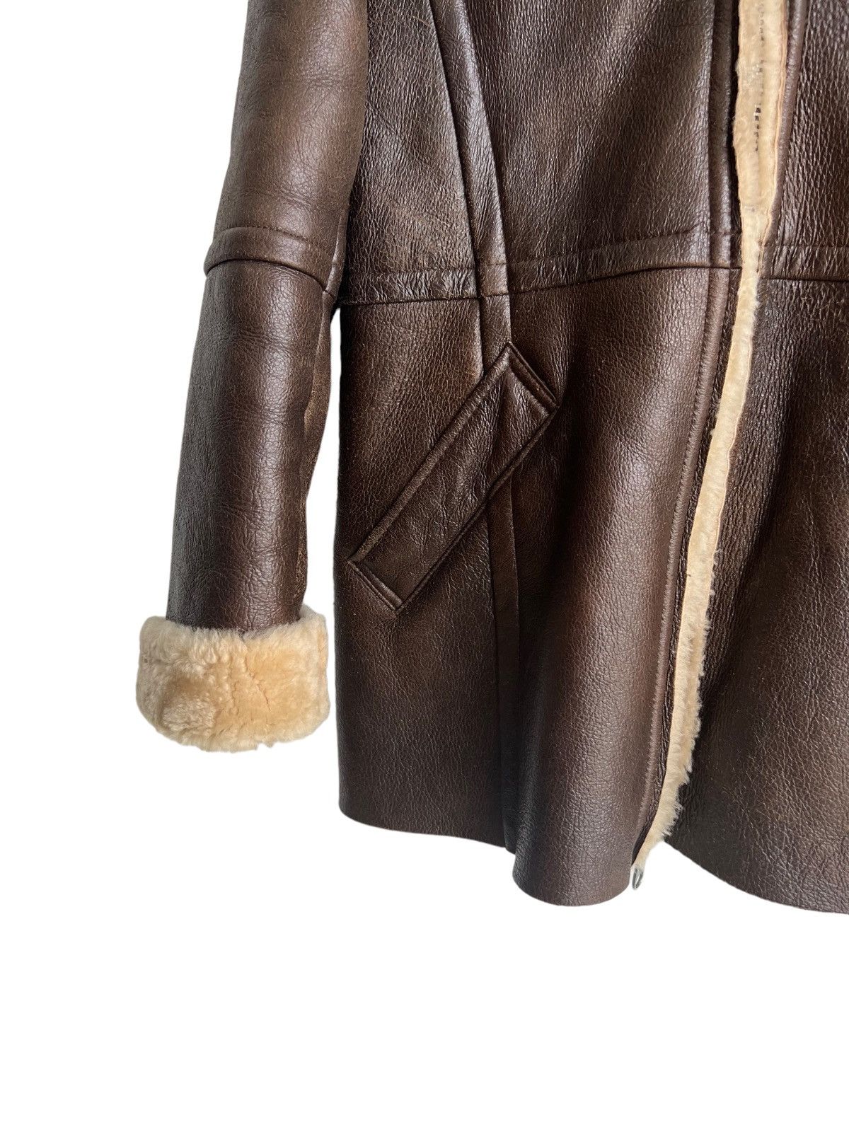 Comme des Garcons RARE Collection Zucca Sheepskin Shearling B-3 Long Jacket Size US M / EU 48-50 / 2 - 10 Thumbnail