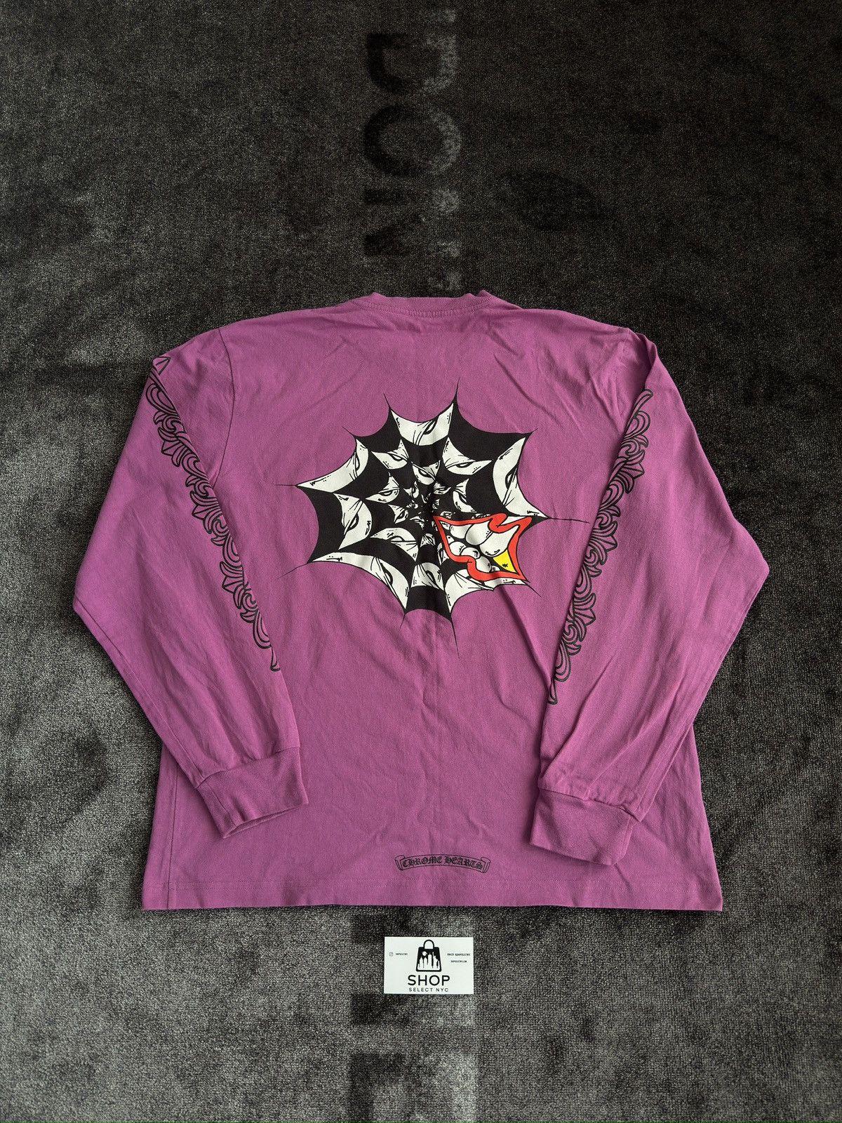 Chrome Hearts CHROME HEARTS MATTY BOY WEB LONG SLEEVE L/S T-SHIRT 