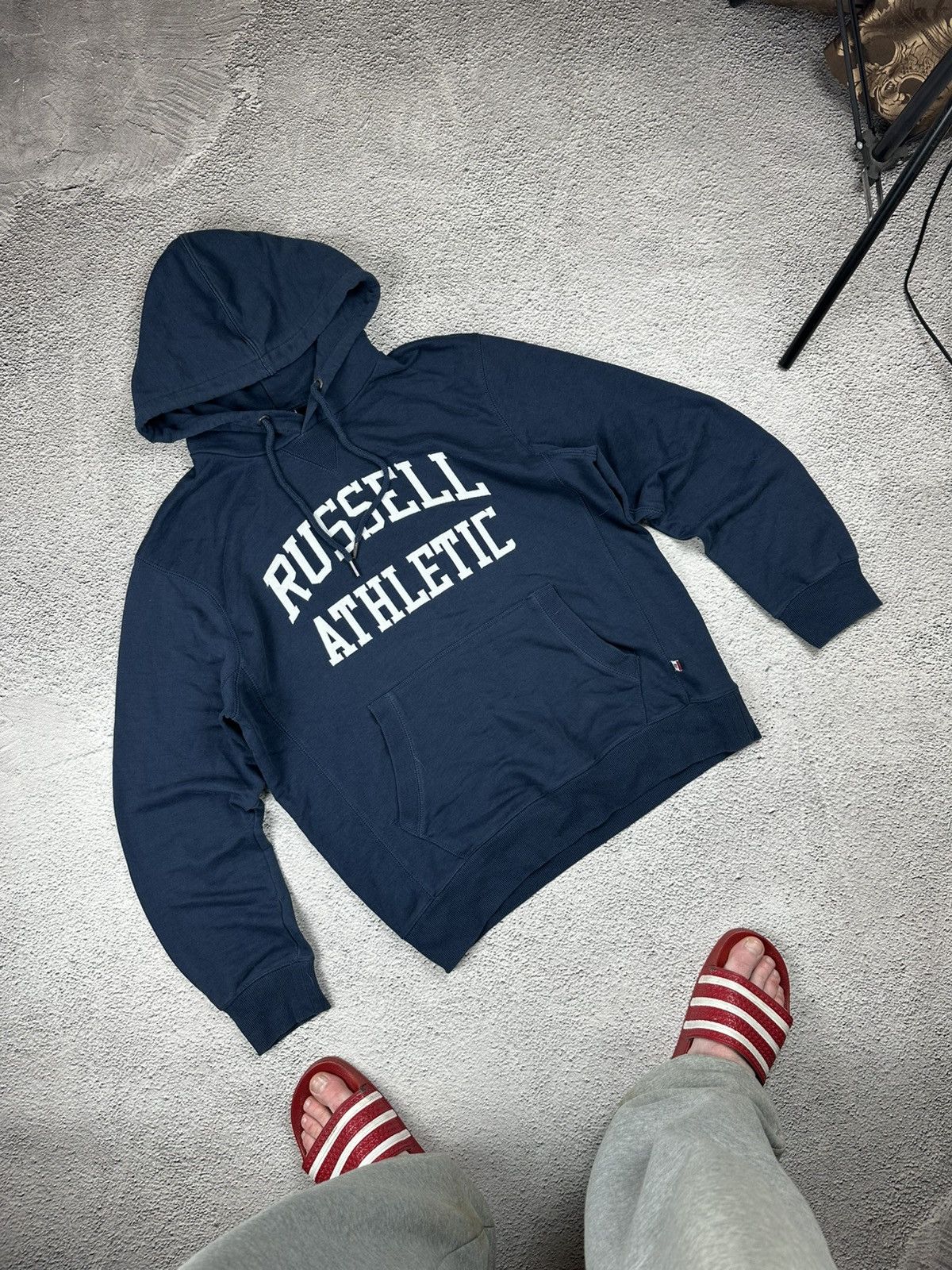 Russell Athletic Vintage Russel Athletic Hoodie Big Logo Y2K Sportwear Style Size US L / EU 52-54 / 3 - 1 Thumbnail