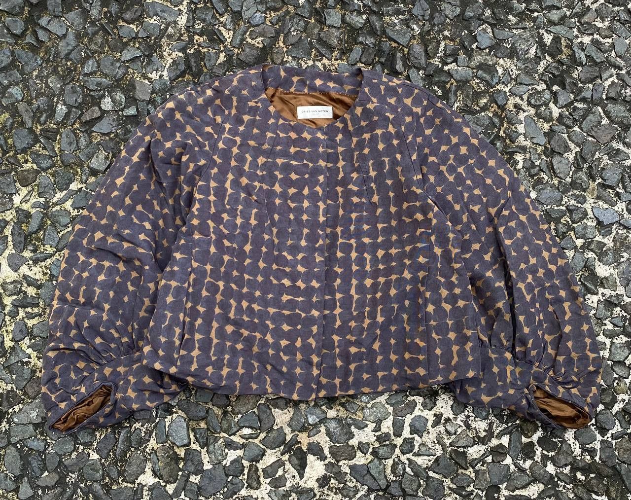 Dries Van Noten Dries Van Noten - Geometric Balloon Sleeves Jacket Size XS / US 0-2 / IT 36-38 - 1 Thumbnail