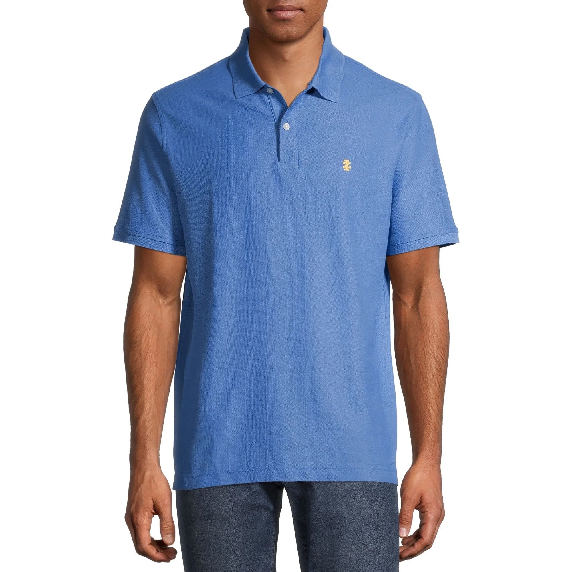 Izod Izod Mens Advantage Short Sleeve Solid Blue Golf 2XL Size US XXL / EU 58 / 5 - 1 Thumbnail