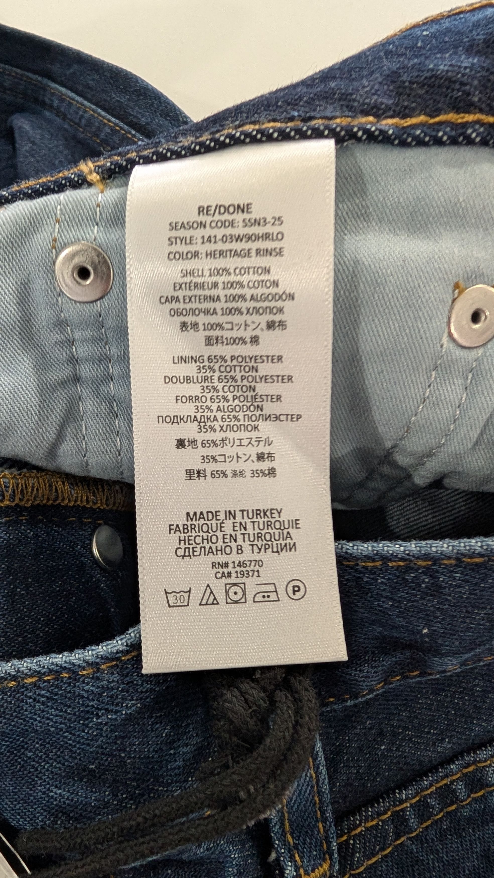 RE/DONE RE/DONE 90s High Rise Loose Jeans Size 24 Size 24" / US 00 / IT 34 - 7 Thumbnail