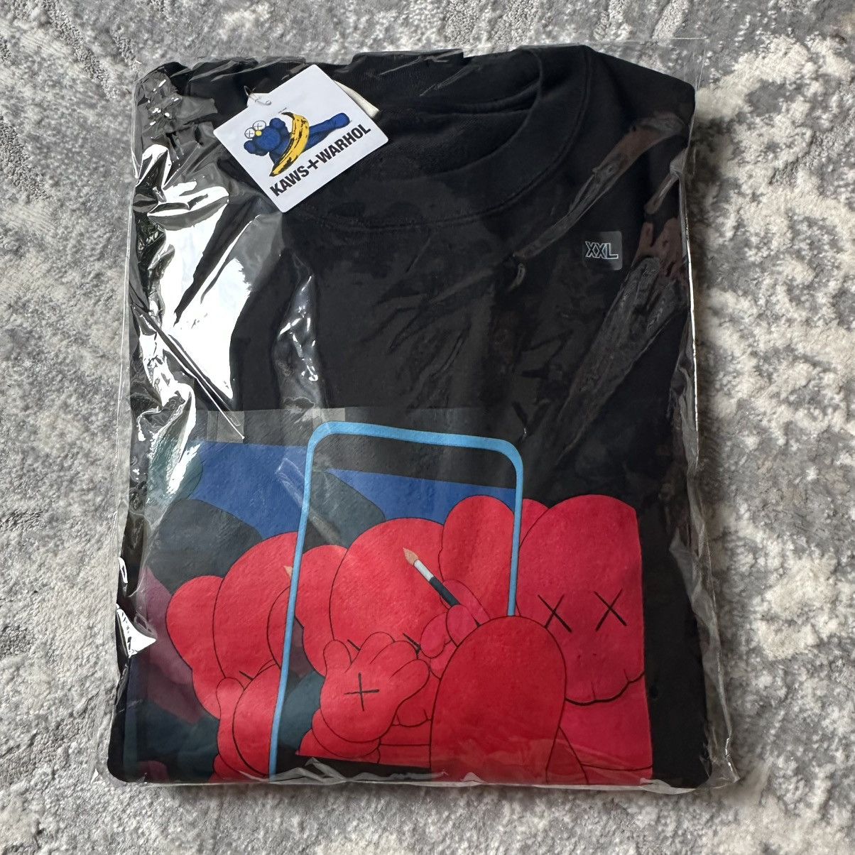 Japanese Brand × Kaws × Uniqlo Kaws x Andy Warhol Sweatshirt Size US XXL / EU 58 / 5 - 1 Thumbnail