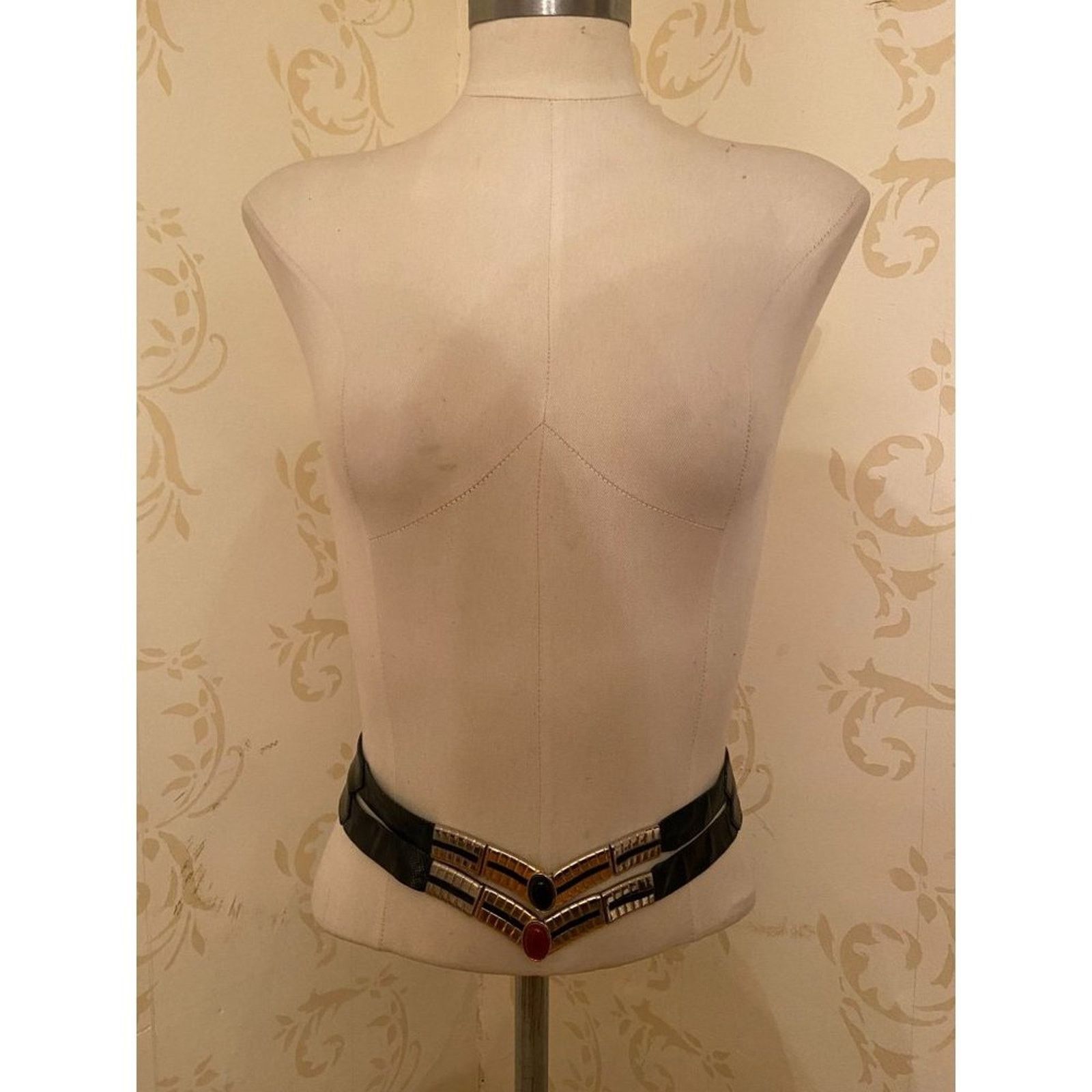 Judith Leiber Judith Leiber Patent Black Leather Belt Size ONE SIZE - 2 Thumbnail