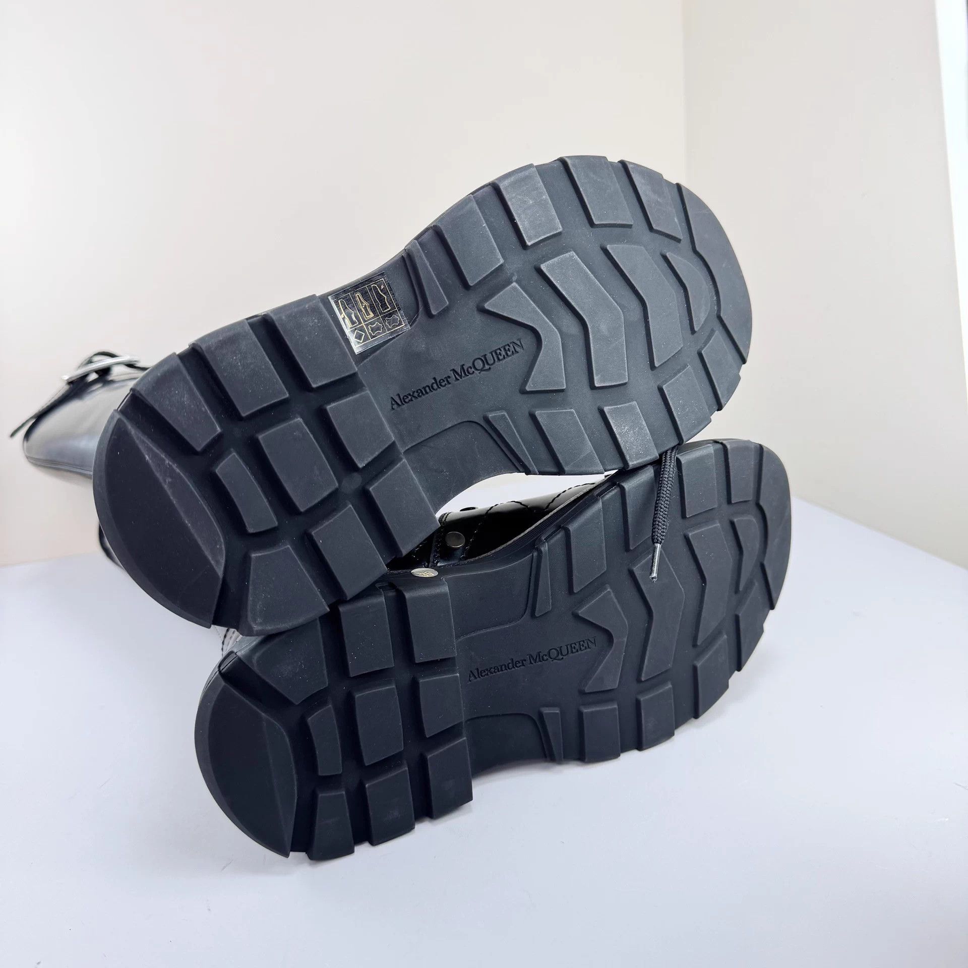 Alexander McQueen Alexander McQueen Knee-High Strappy Biker Boots EU35 New Size US 4 / IT 34 - 5 Thumbnail