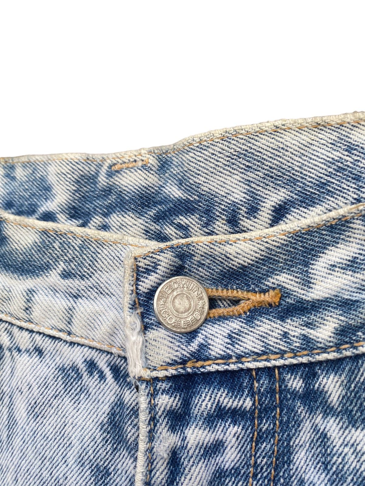 Edwin Edwin Acid Wash Style Denim Pants Size US 30 / EU 46 - 5 Thumbnail