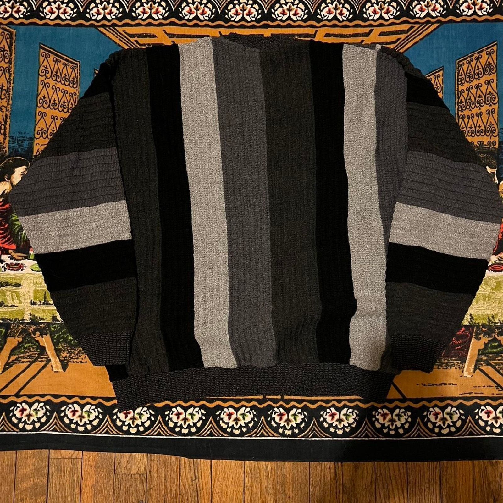 Coogi × Protege × Vintage Mens protege coogi style sweater y2k vintage 3d cable knit Size US XL / EU 56 / 4 - 4 Thumbnail