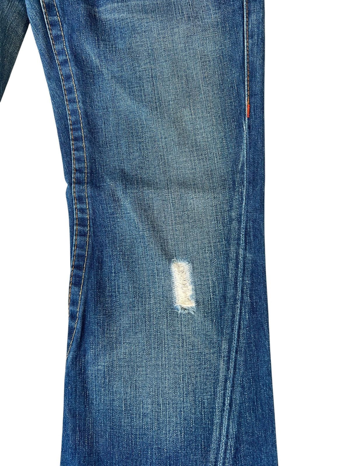 True Religion Vintage 2000s True Religion JOEY Distress Denim Flare Jeans Size US 30 / EU 46 - 12 Thumbnail