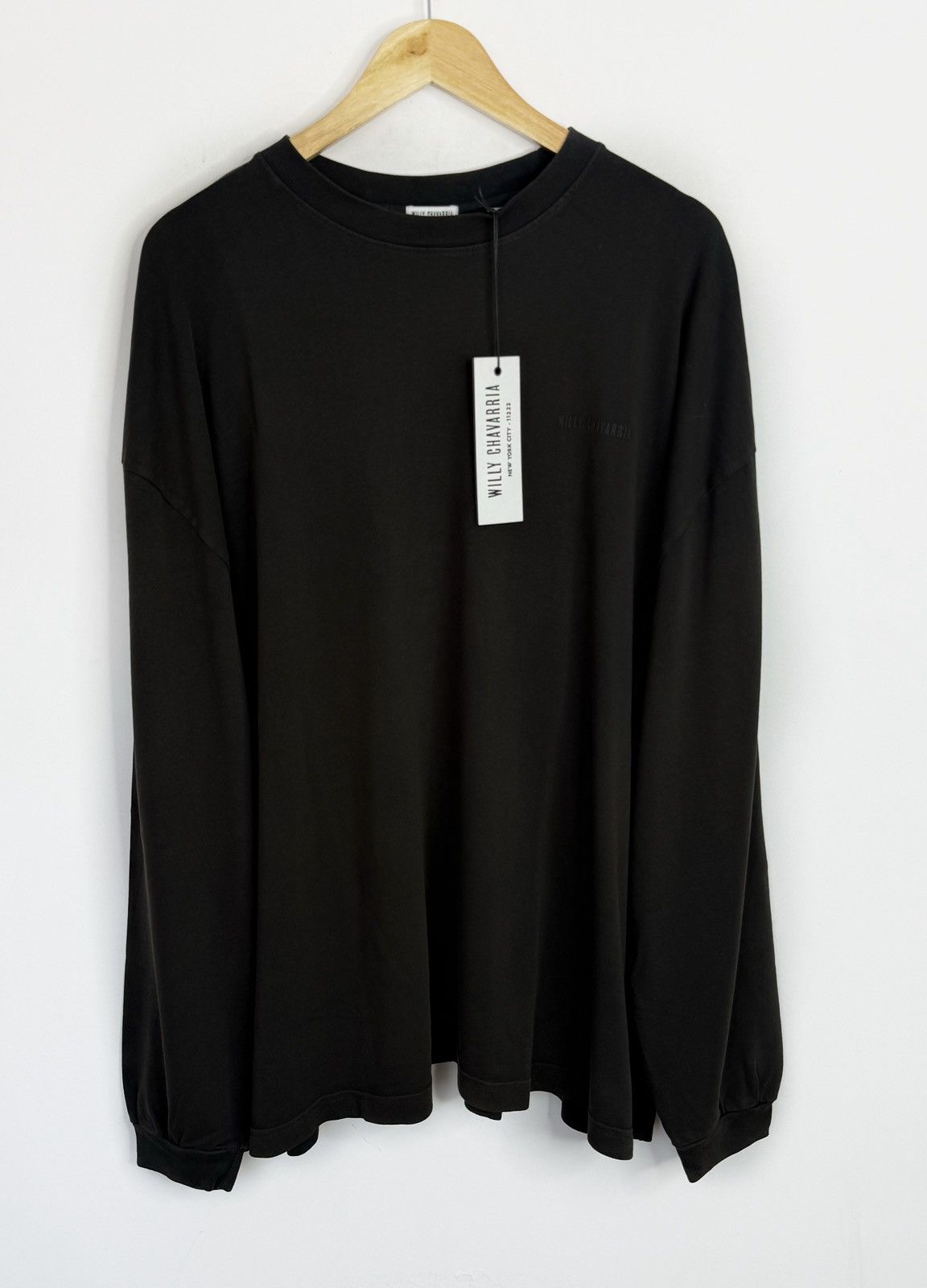 Willy Chavarria WILLY CHAVARRIA BUFFALO LS BLACK CLAY TEE Size US L / EU 52-54 / 3 - 1 Thumbnail