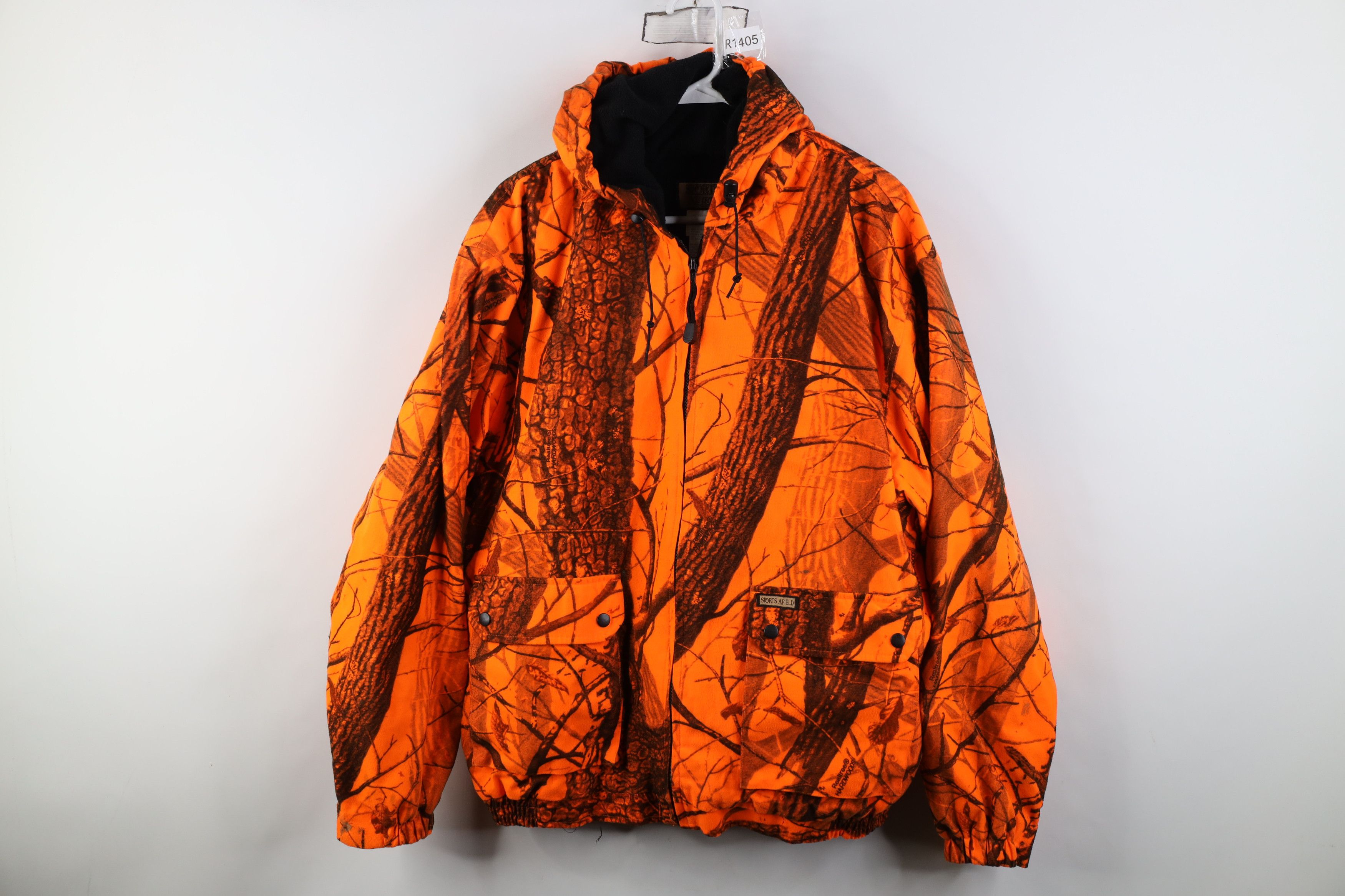 Vintage Vintage 90s Streetwear Camouflage Hooded Jacket Blaze Size US L / EU 52-54 / 3 - 1 Thumbnail