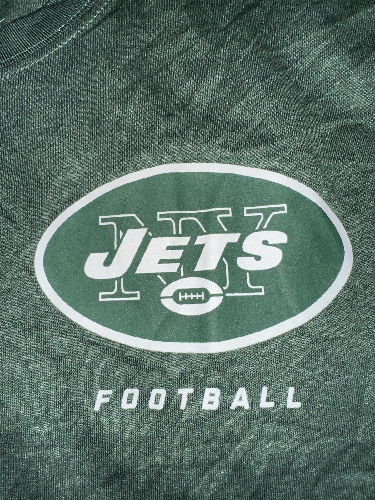 Nike Vintage New York Jets Men's Nike Dri-Fit Team Issue L/S Performance T-Shirt Size US L / EU 52-54 / 3 - 3 Thumbnail