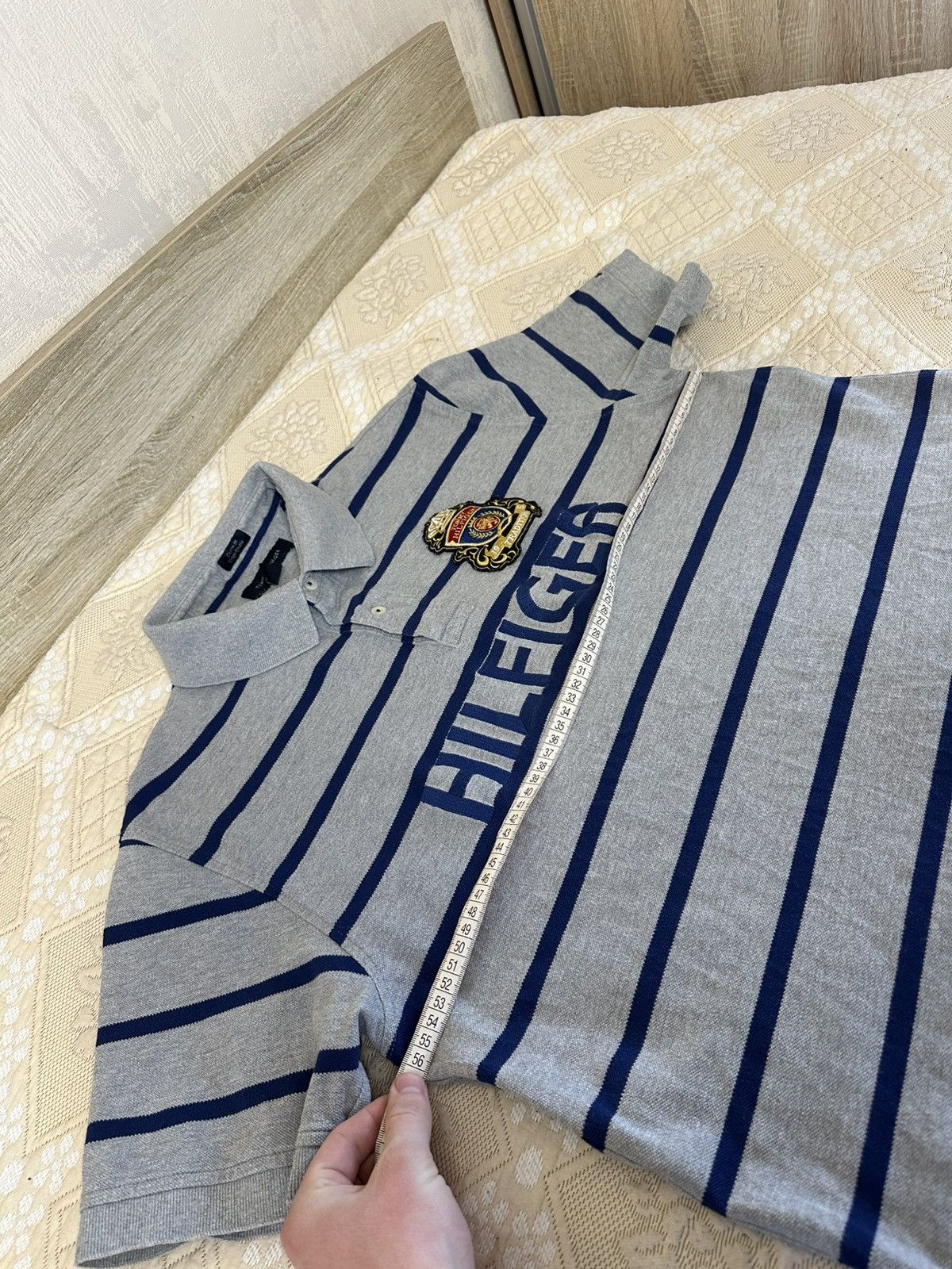 Polo Ralph Lauren 🔥 CHIEF KEEF STYLE TOMMY HILFIGER BIG LOGO RUGBY POLO SHIRT Size US XL / EU 56 / 4 - 7 Thumbnail