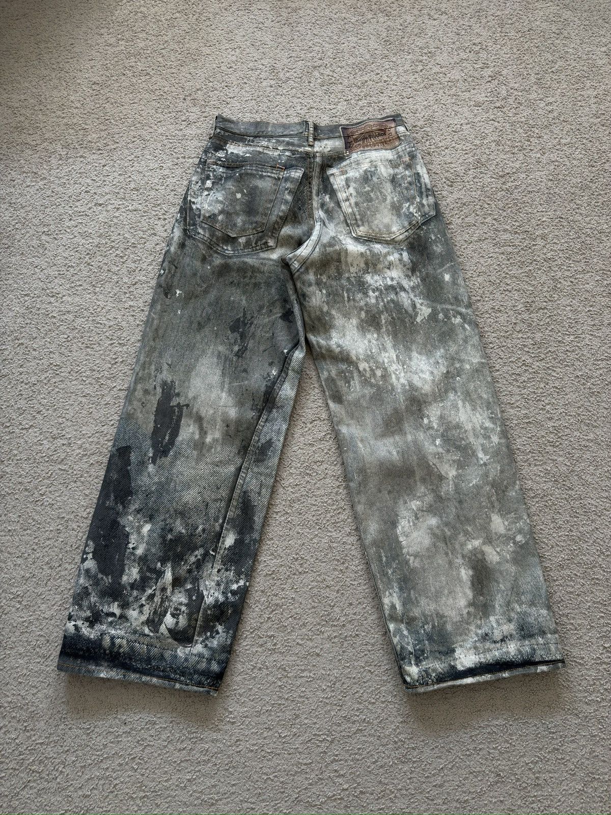 Acne Studios Acne Studios 1981 trompe-l’oeil “Splatter” trousers Size US 44 / EU 60 - 2 Thumbnail