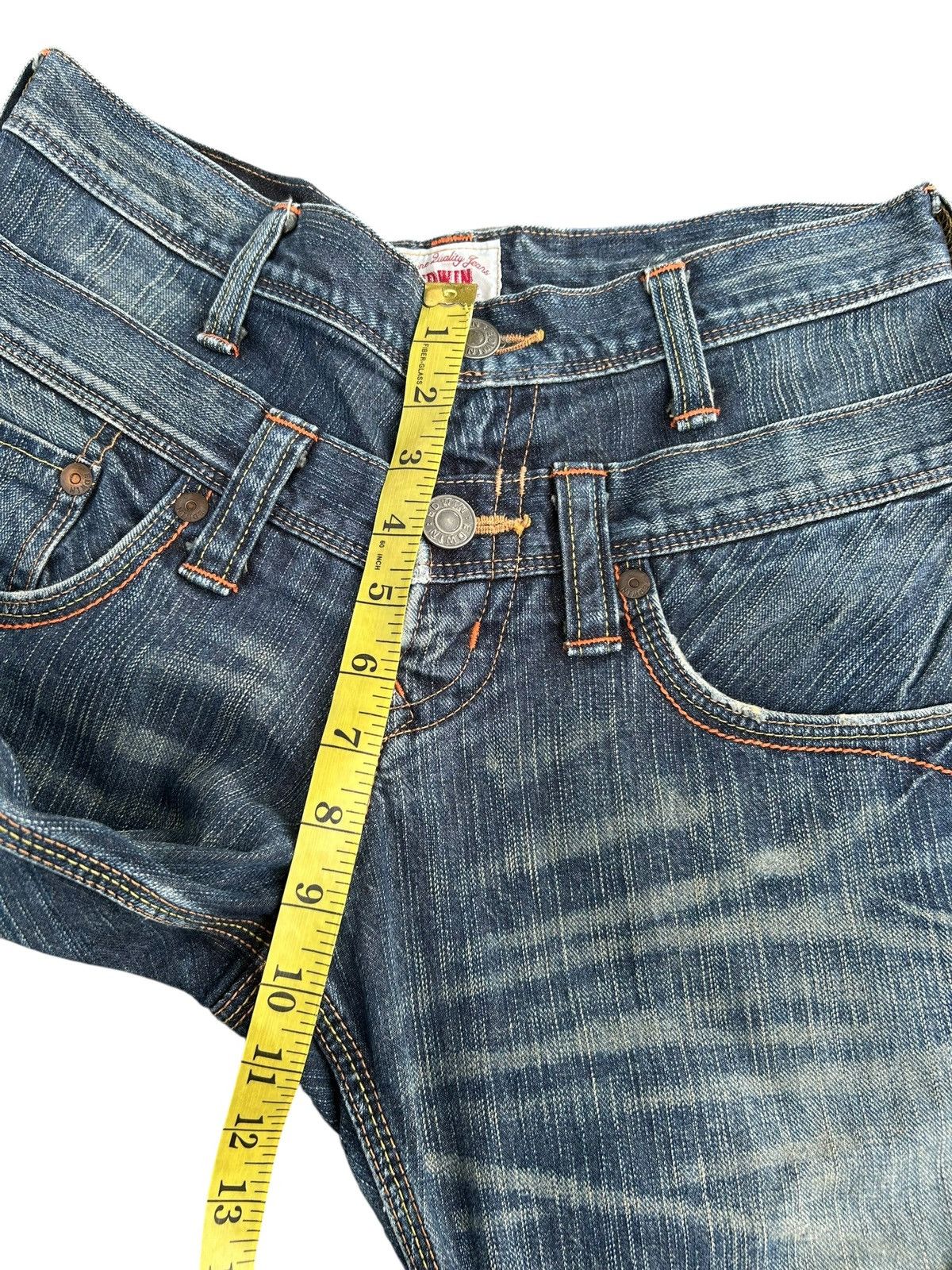 Kapital Double Waist Vintage Edwin Japanese Brand Denim jeans Size US 30 / EU 46 - 12 Thumbnail
