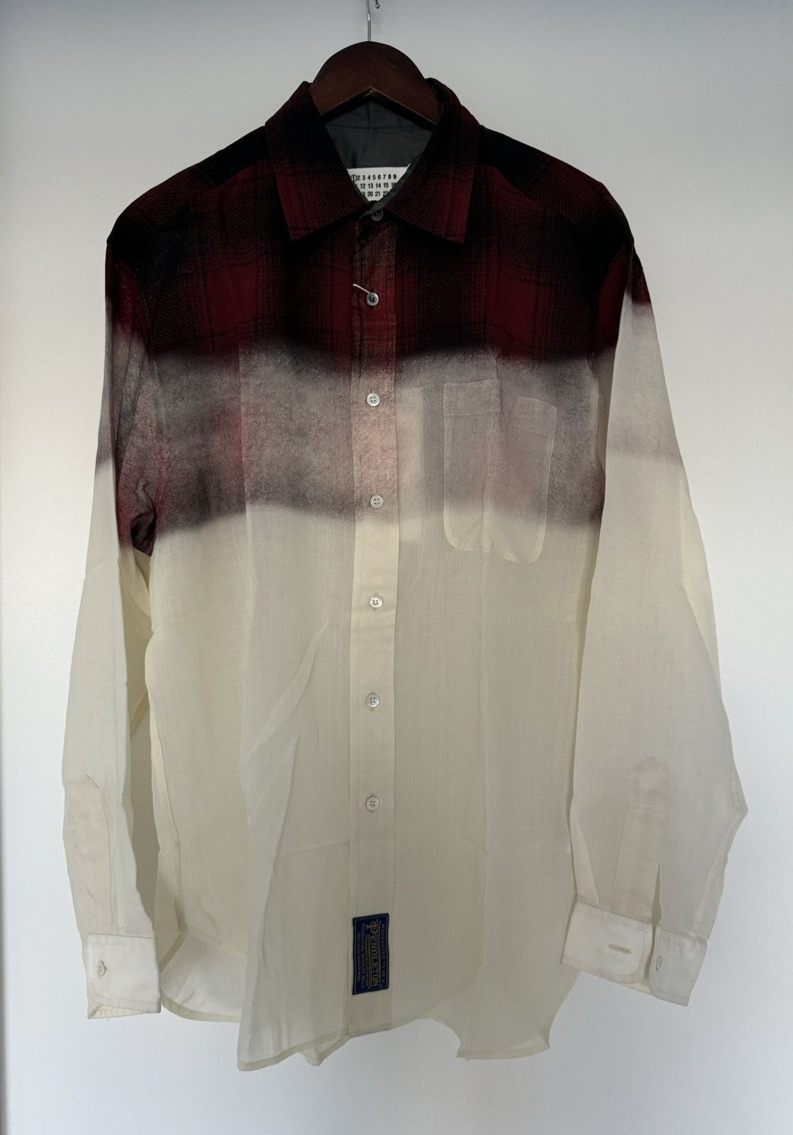 Maison Margiela Maison Margiela Pendleton Contrast Shirt Size US M / EU 48-50 / 2 - 3 Thumbnail