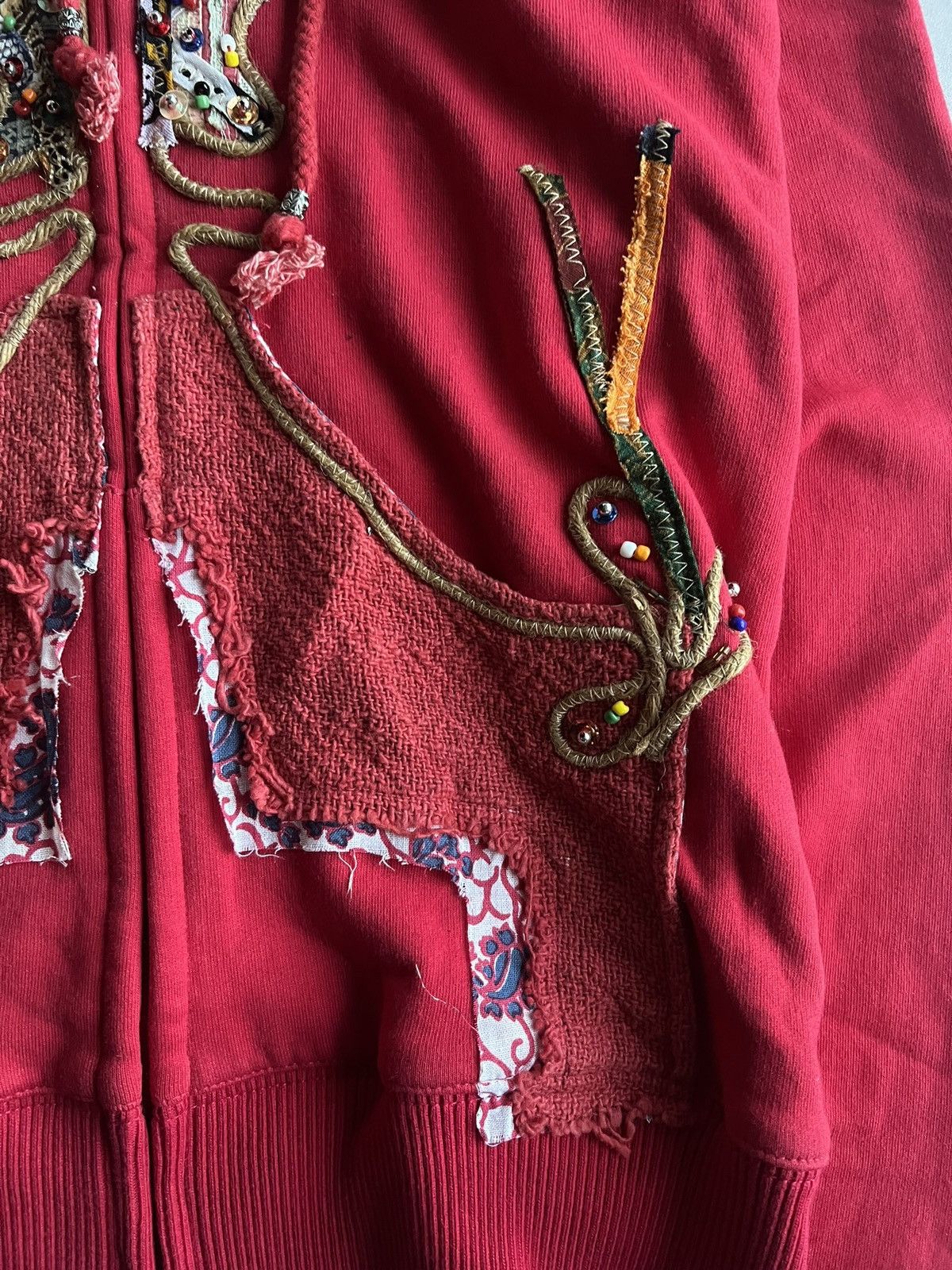 Japanese Brand La Gate Beaded Embroidered “Gekko” Hoodie Size US S / EU 44-46 / 1 - 2 Thumbnail