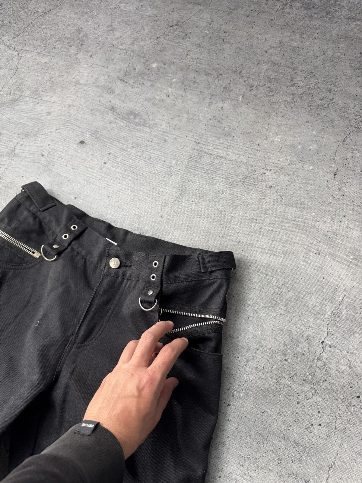 Vintage Vintage bondage pants Criminal damage Cargo Gothic Parachute Size US 30 / EU 46 - 9 Thumbnail
