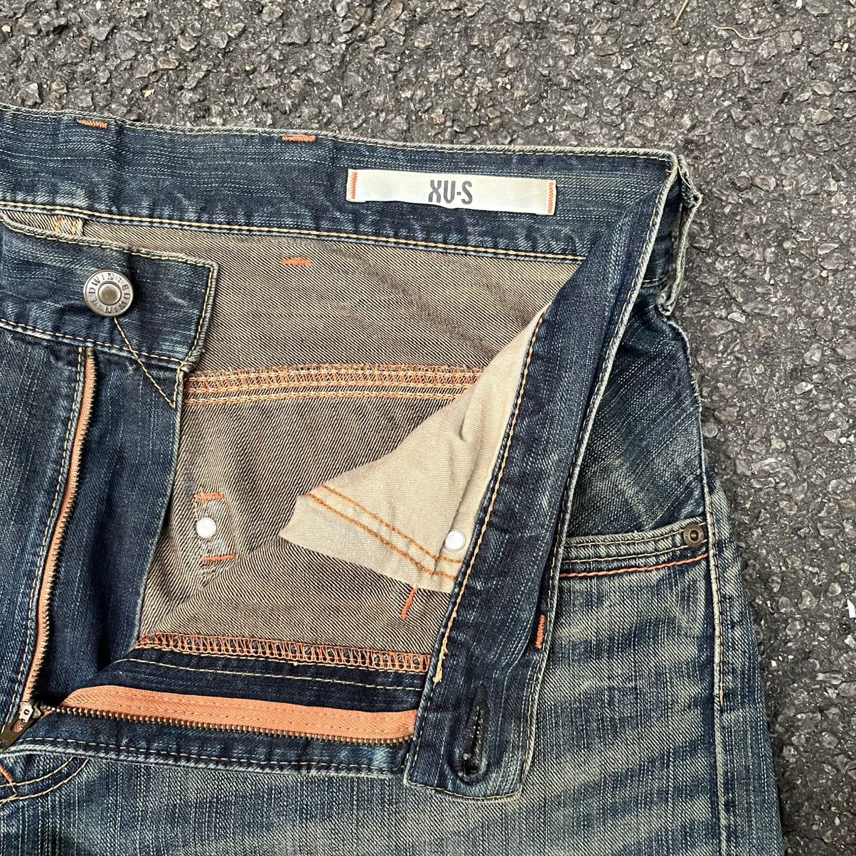Japanese Brand Vintage Edwin XV-S Rusty Faded Distressed Denim Jean Size 38 Size US 38 / EU 54 - 6 Thumbnail