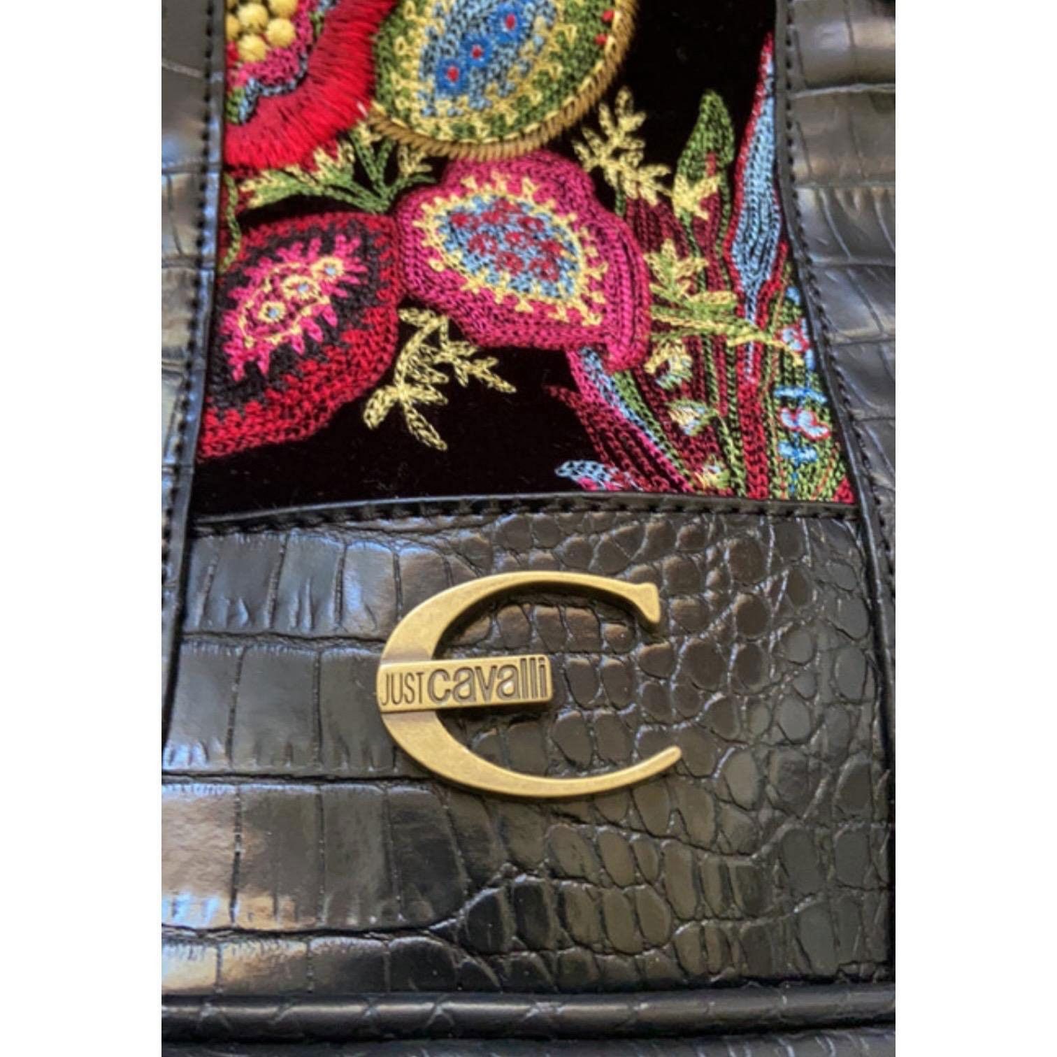 Roberto Cavalli The Cavalli Embroidered Medium Bag Size ONE SIZE - 3 Thumbnail