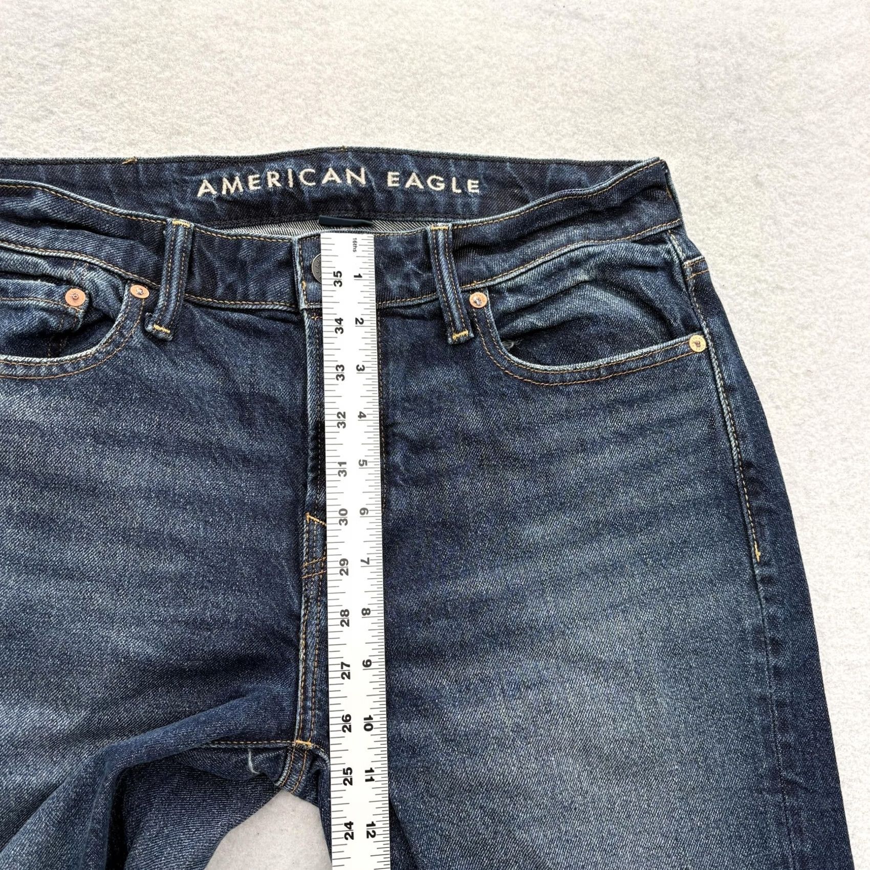American Eagle Outfitters American Eagle Easyflex Original Bootcut Jeans Mens 30x34 Blue Medium Wash Denim Jeans Mens Reg 30 Blue Medium Wash Denim Size US 30 / EU 46 - 7 Thumbnail